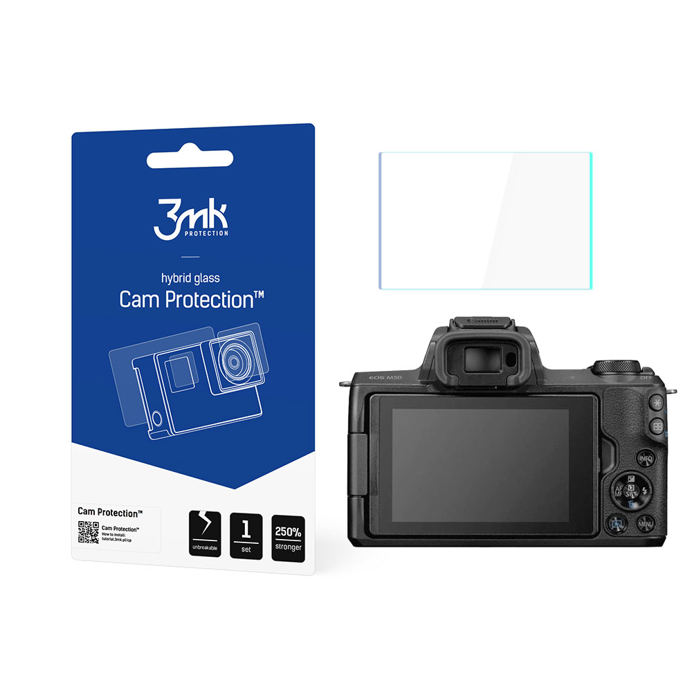 Canon EOS M50 – 3mk Cam Protection kameran näytönsuoja
