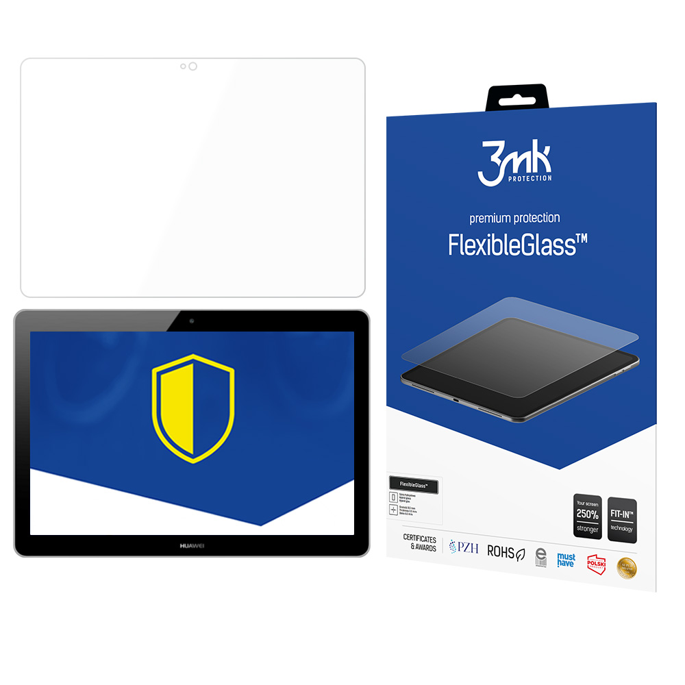 Huawei MediaPad T3 10" – 3mk FlexibleGlass (enintään 11") tabletin näytönsuoja