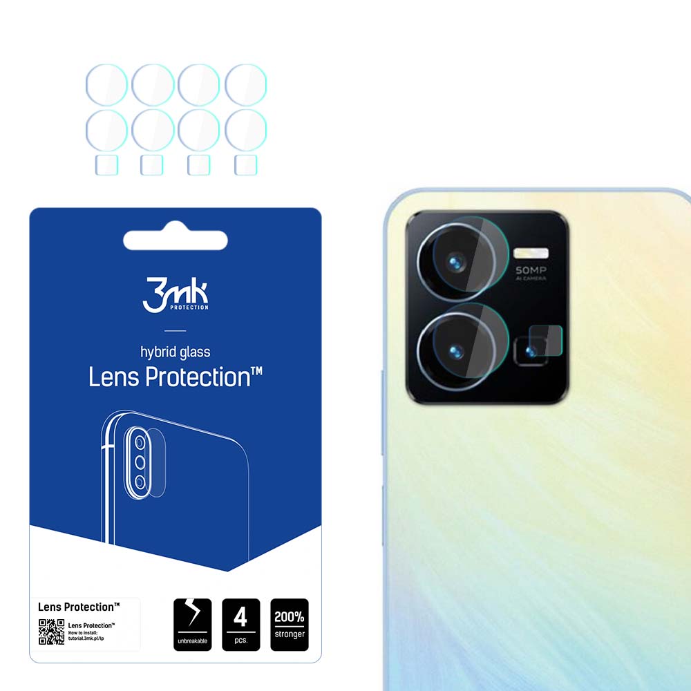 Vivo Y22s – 3mk Lens Protection kameran linssinsuoja