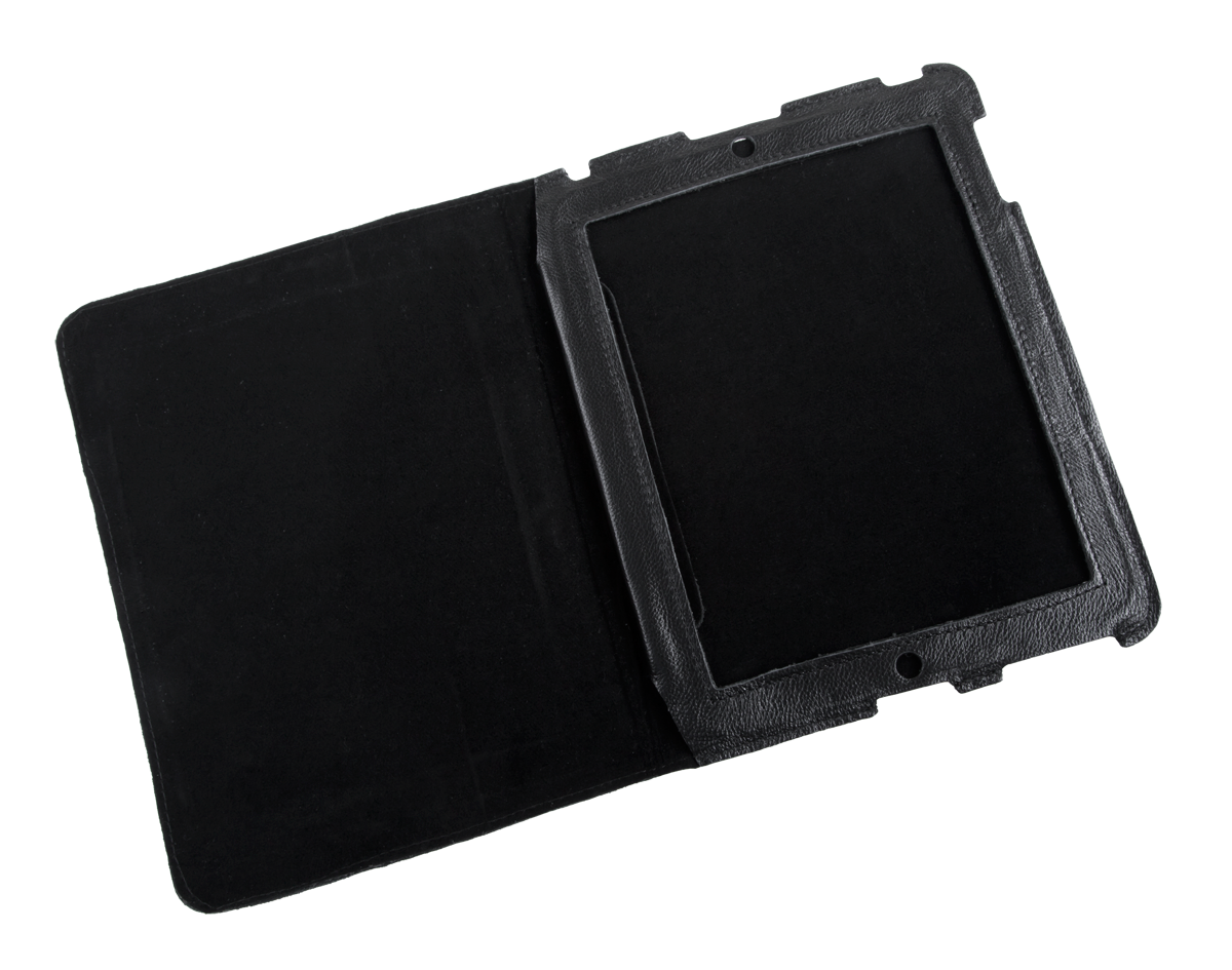 Nahkainen Apple iPad 3 -suojakotelo, musta
