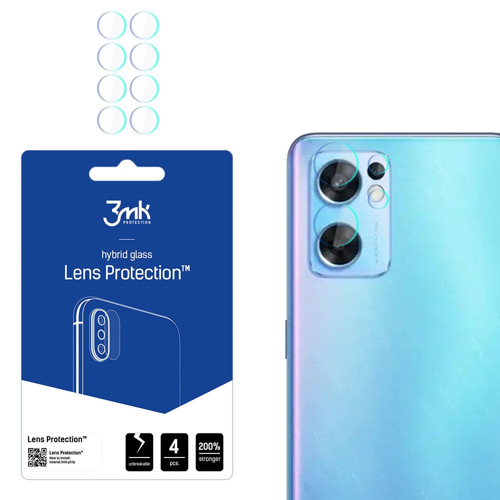Oppo Reno 7 SE 5G – 3mk Lens Protection kameran linssinsuoja