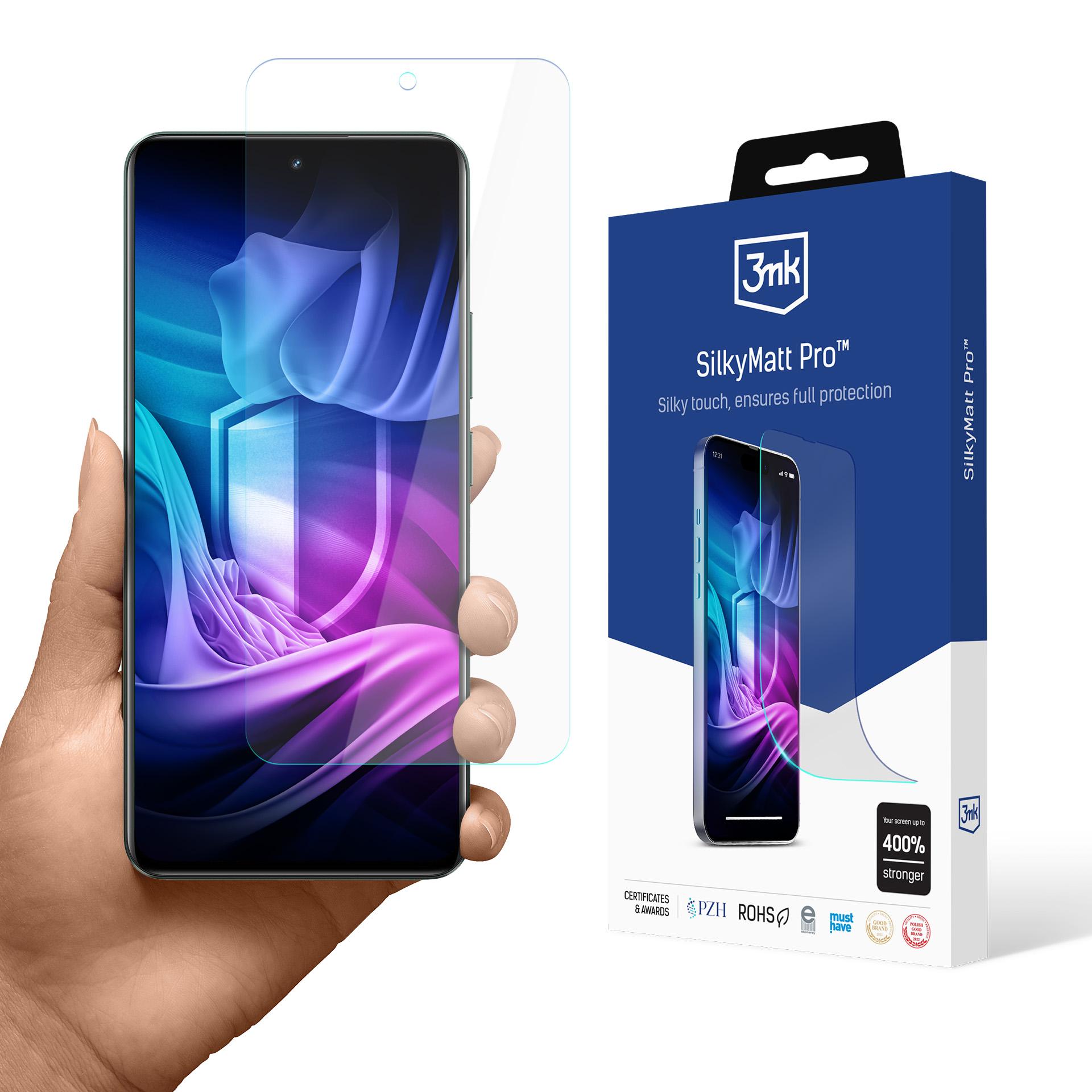 Realme 12 4G – 3mk Silky Matt Pro puhelimen näytönsuoja
