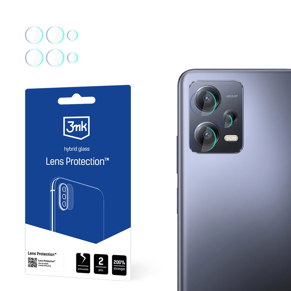 Kameralasi Xiaomi Redmi Note 12 Pro 7H 3mk Lens Protection -sarja
