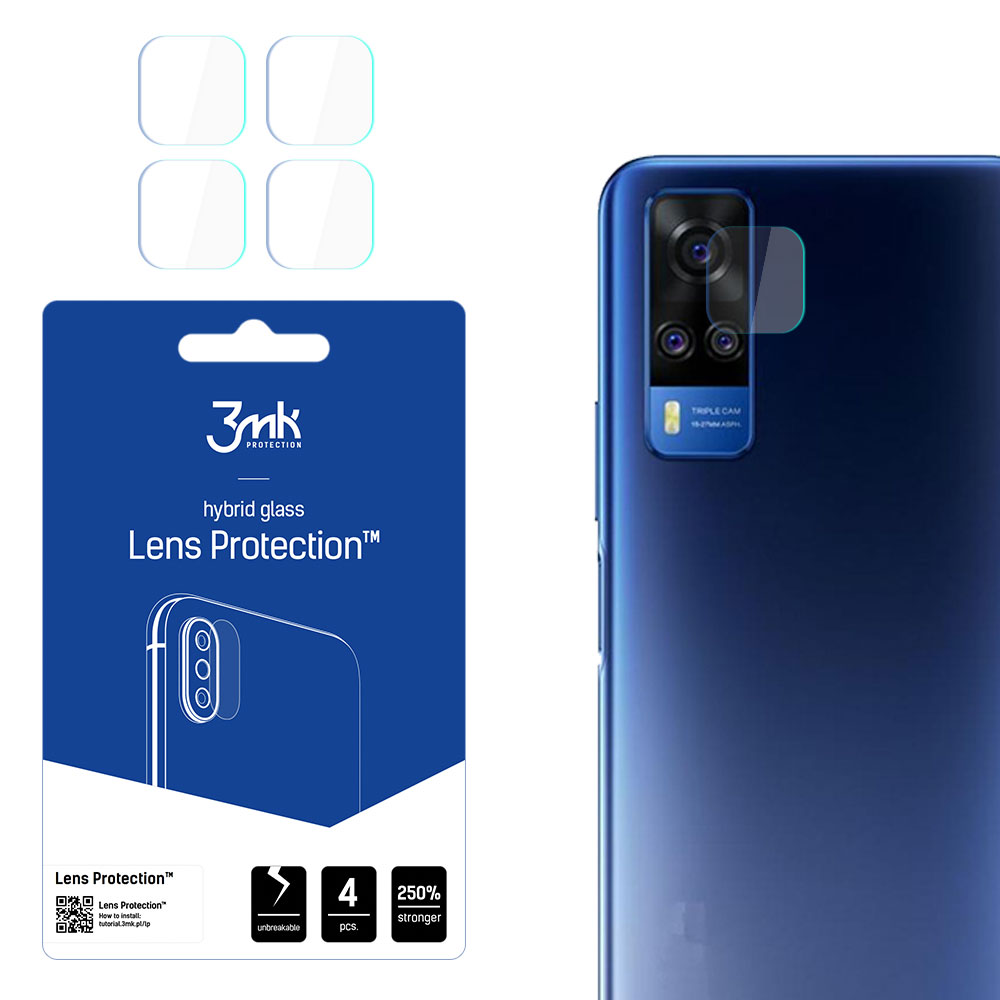 Vivo Y51 2020 – 3mk Lens Protection kameran linssinsuoja