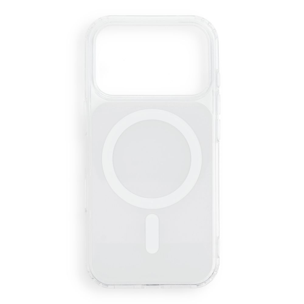 Suojakuori laitteelle iPhone 18 Pro / 17 Pro: Clear Fusion Mag Cover, MagSafe-yhteensopiva, väri: valkoinen