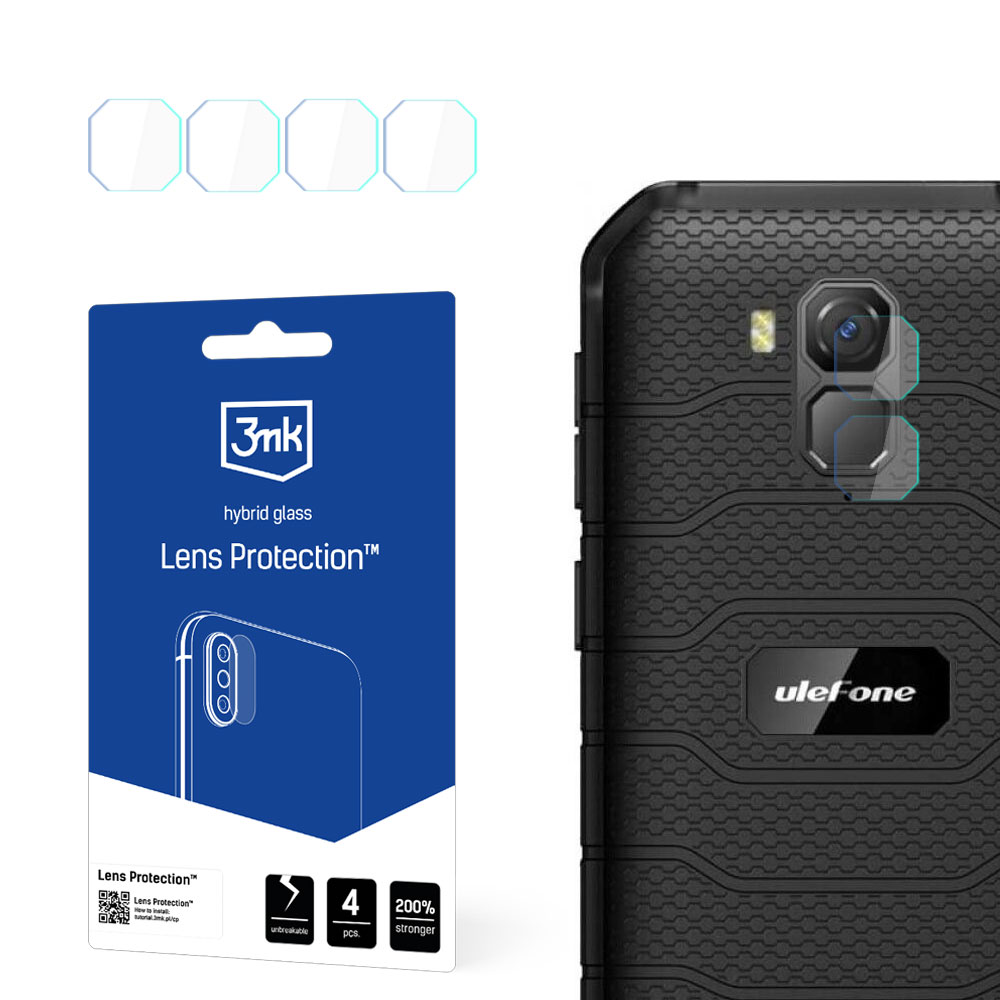 Ulefone Armor X7 Pro – 3mk Lens Protection kameran linssinsuoja