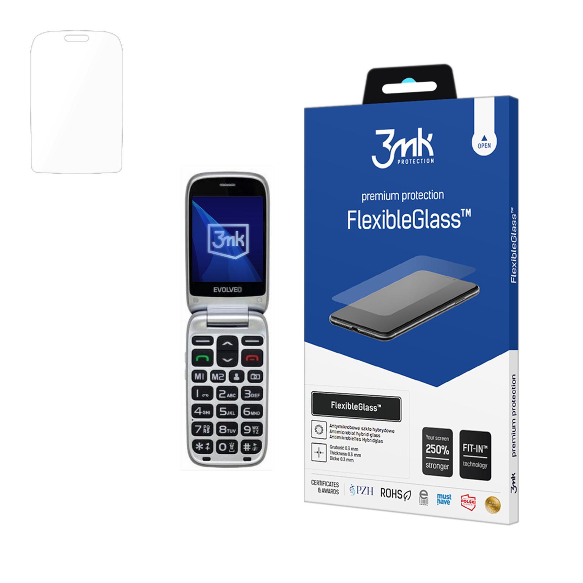 Evolveo EasyPhone FS – 3mk FlexibleGlass puhelimen näytönsuoja