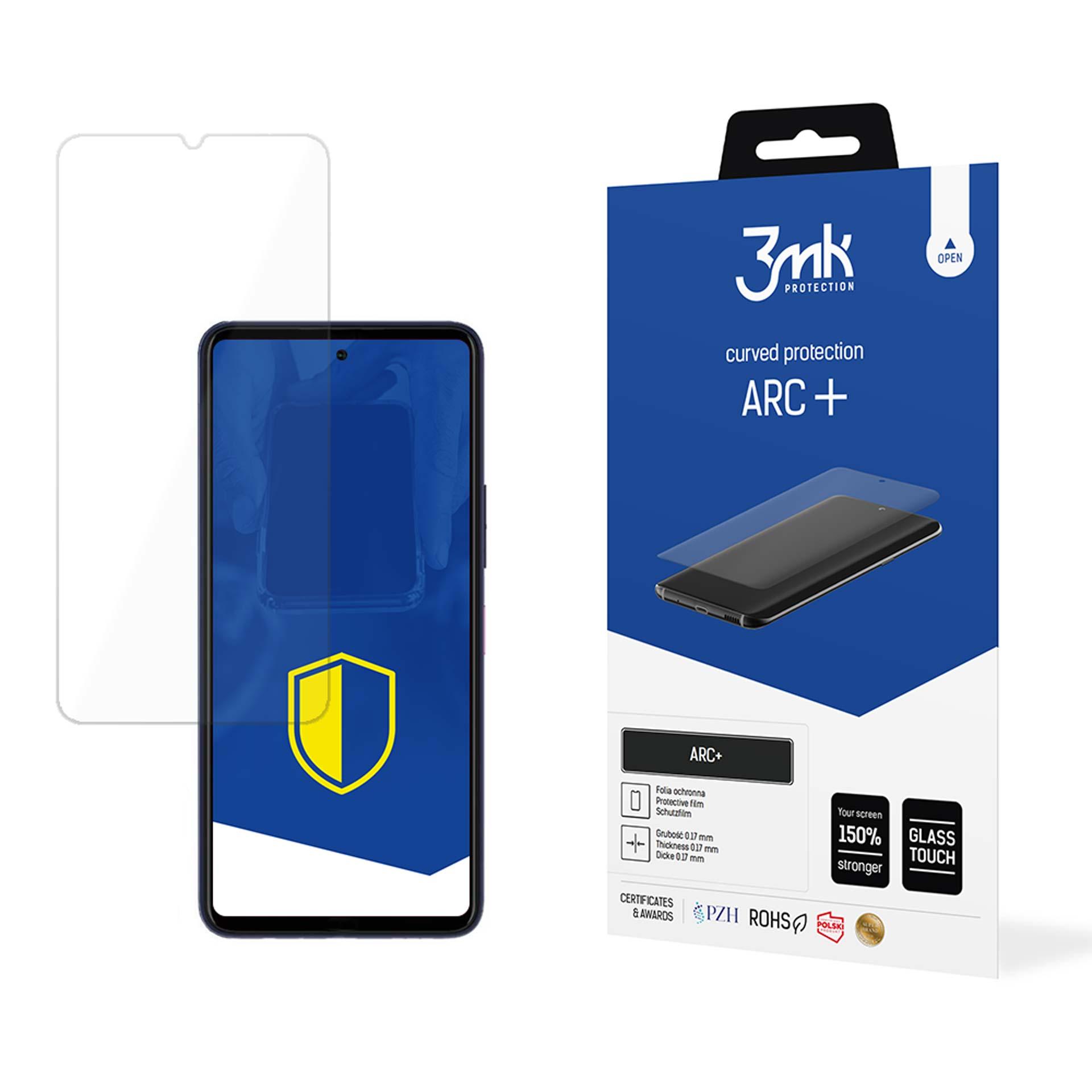 T-Mobile REVVL 7 5G – 3mk ARC+ puhelimen näytönsuoja