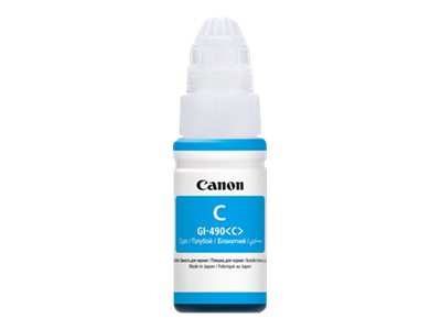 Canon GI-490 C mustepullo, syaani