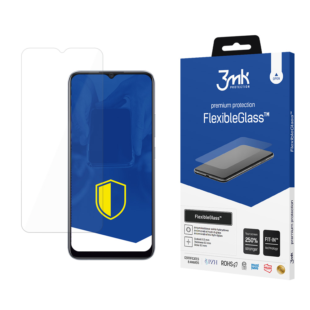 Realme 7i Global – 3mk FlexibleGlass puhelimen näytönsuoja