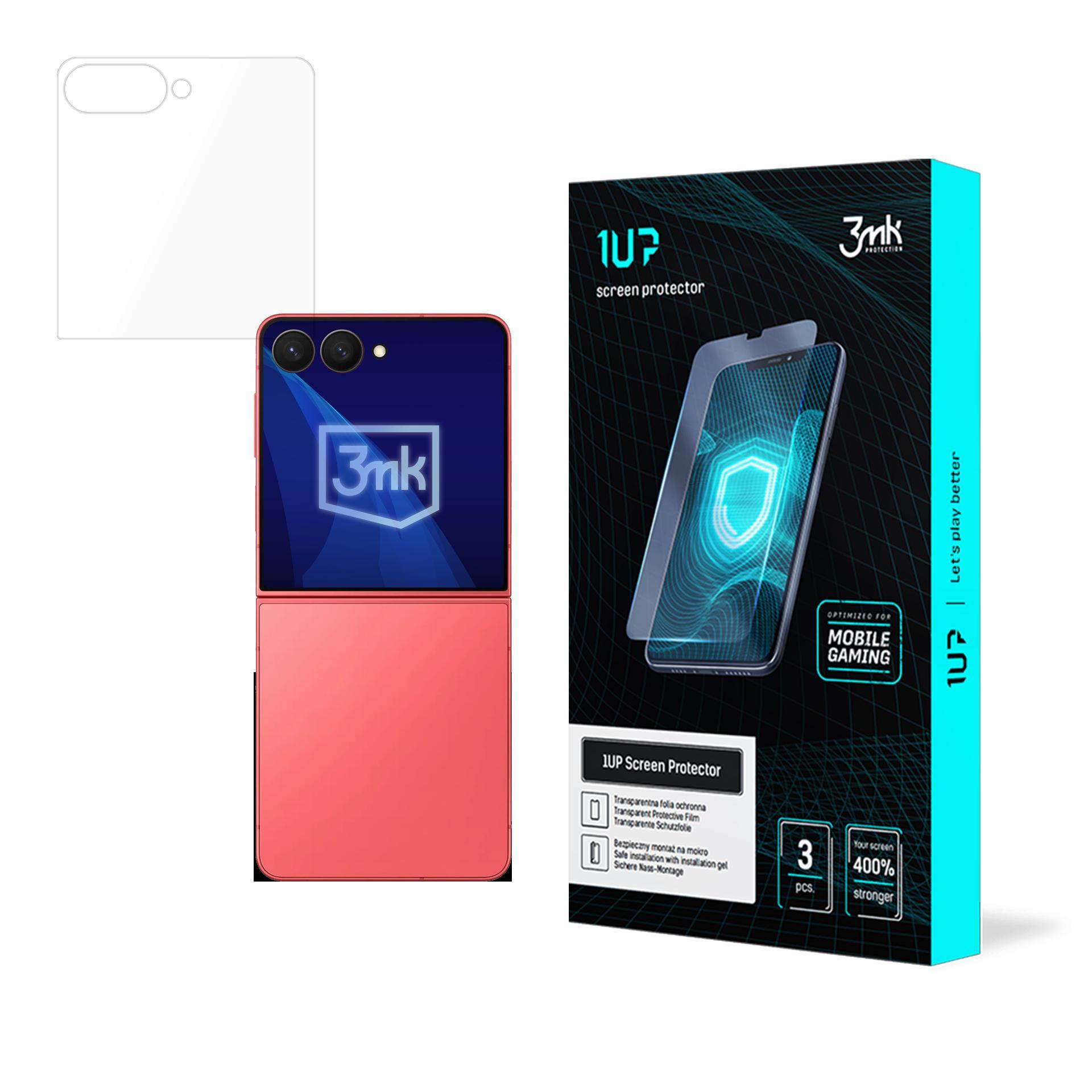 Samsung Galaxy Z Flip 7 – 3mk 1UP puhelimen näytönsuoja