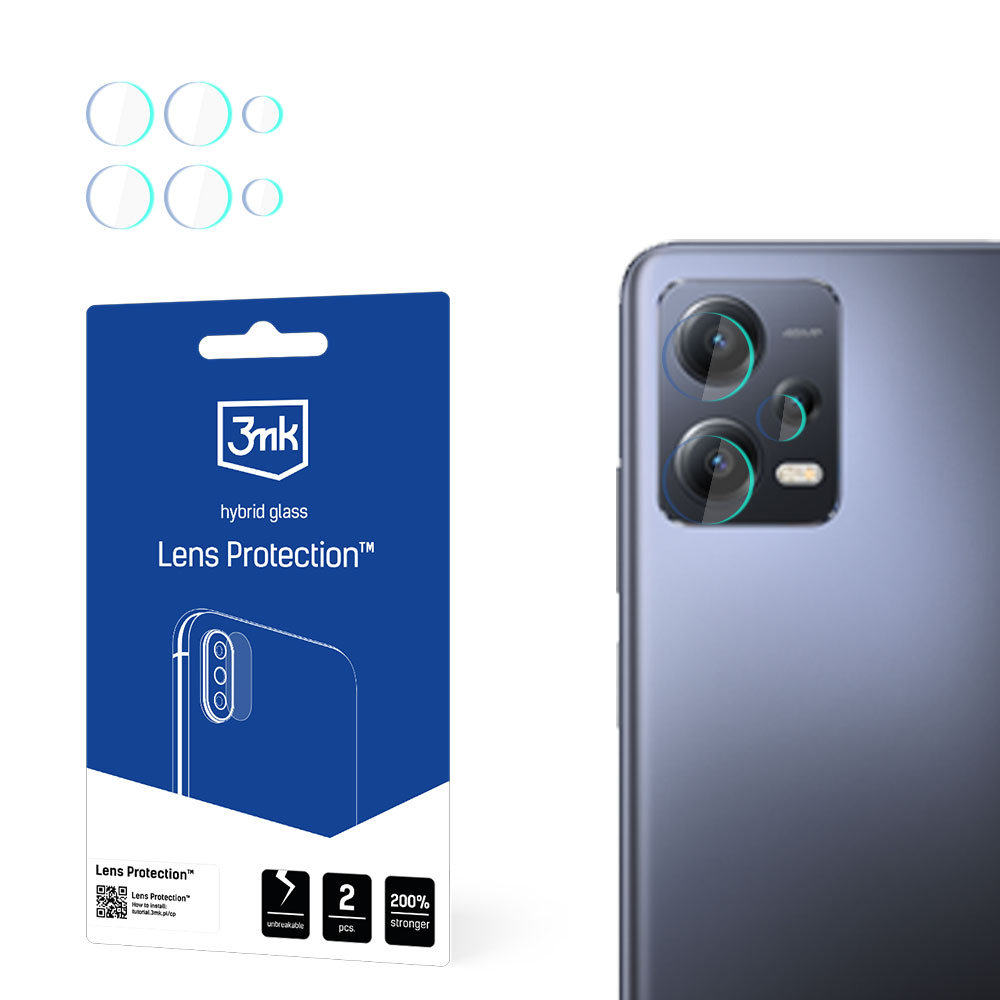 Redmi Note 12 5G – 3mk Lens Protection kameran linssinsuoja