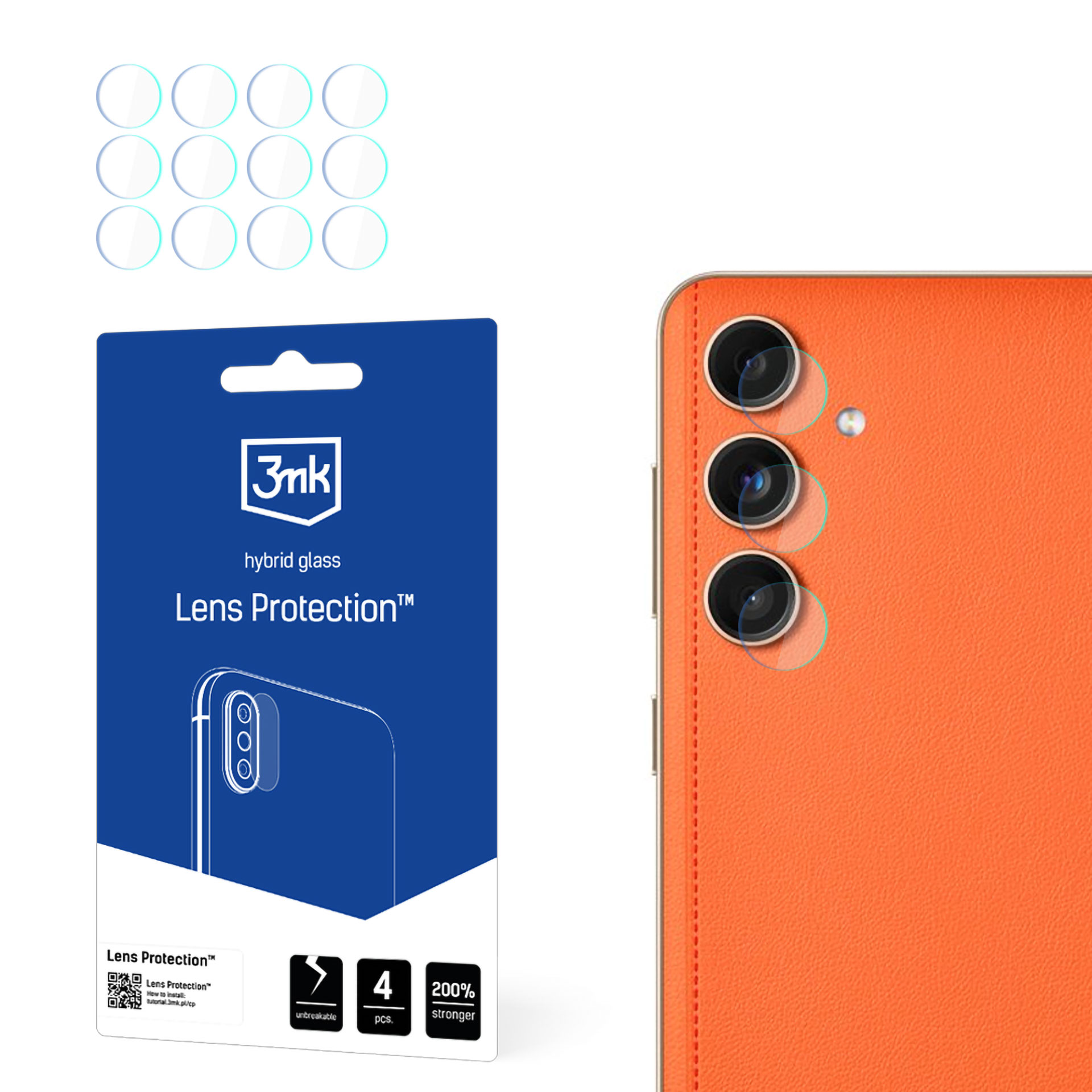 Samsung Galaxy C55 – 3mk Lens Protection kameran linssinsuoja