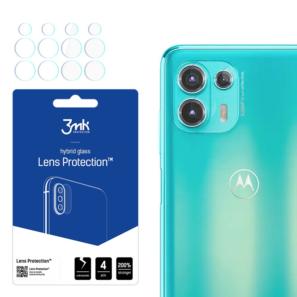 Motorola Edge 20 Lite – 3mk Lens Protection kameran linssinsuoja