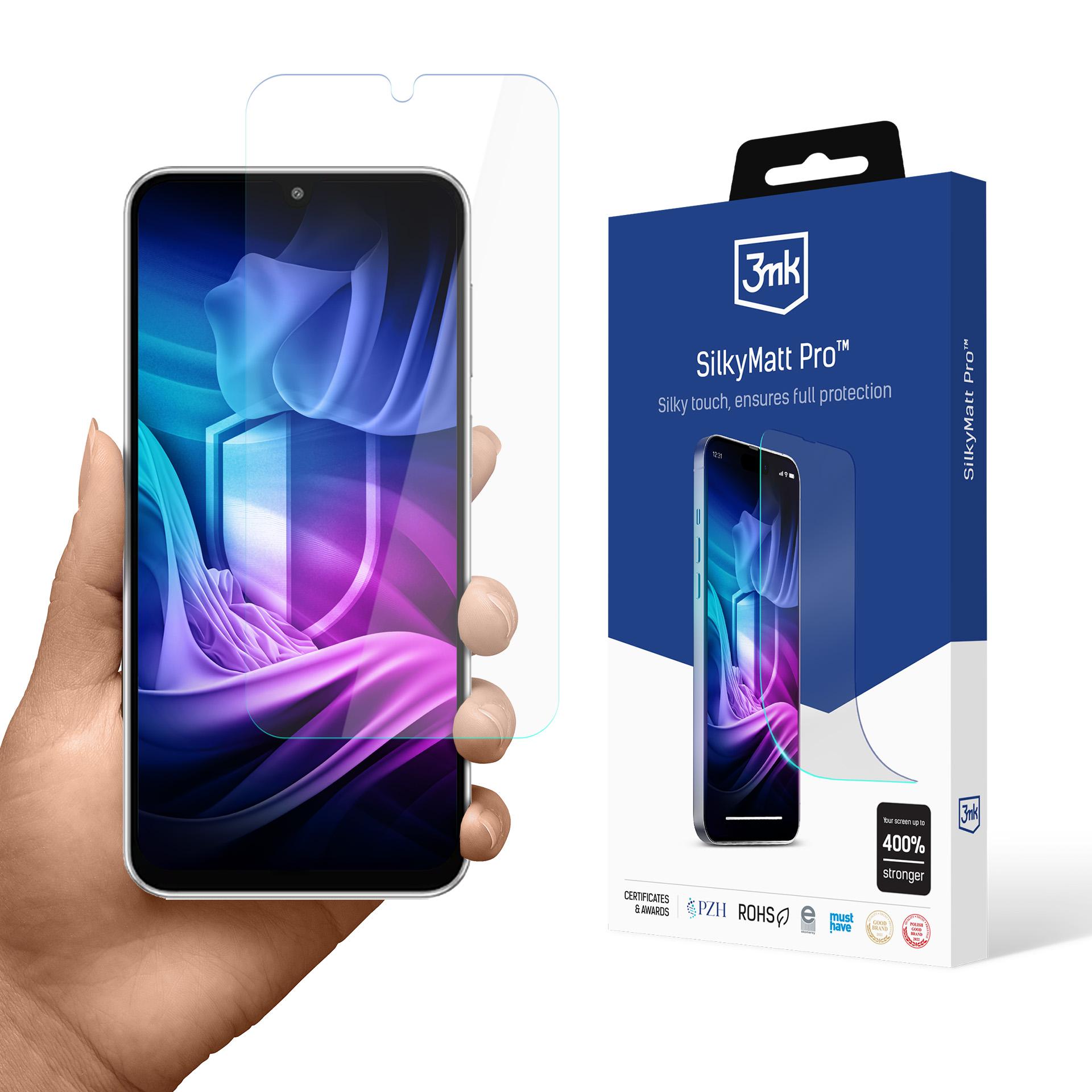 Samsung Galaxy M36 – 3mk Silky Matt Pro puhelimen näytönsuoja