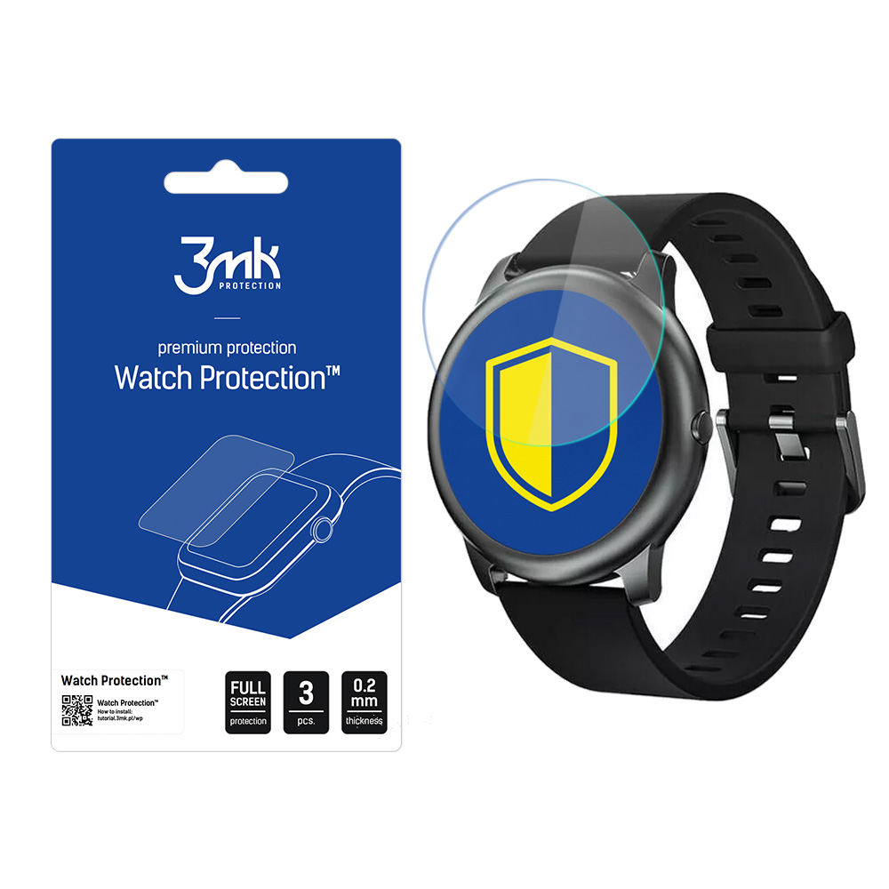 Xiaomi Haylou Solar LS05 – 3mk Watch Protection FlexibleGlass älykellon näytönsuoja