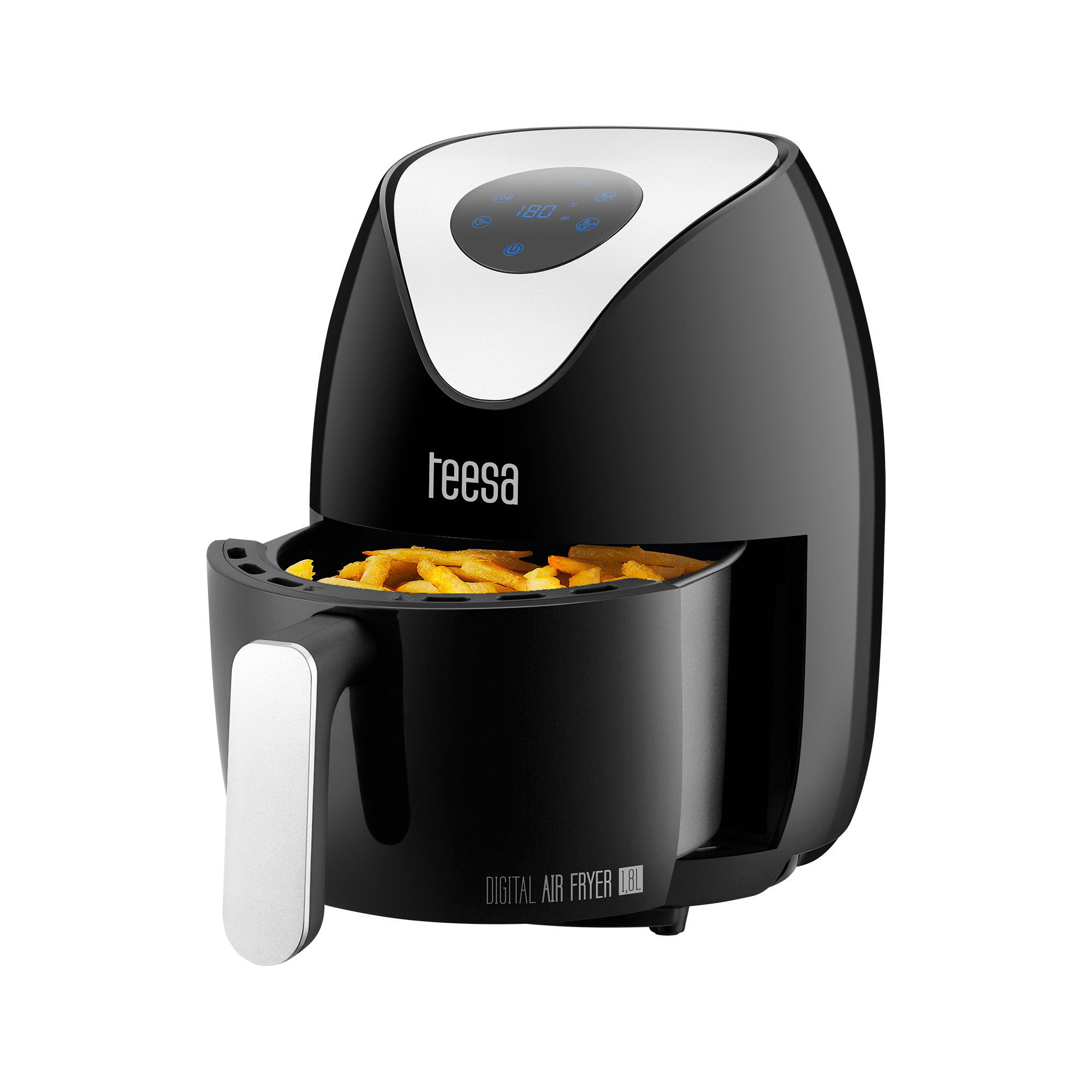 TEESA DIGITAL AIR FRYER -kiertoilmakypsennin, 1,8 l