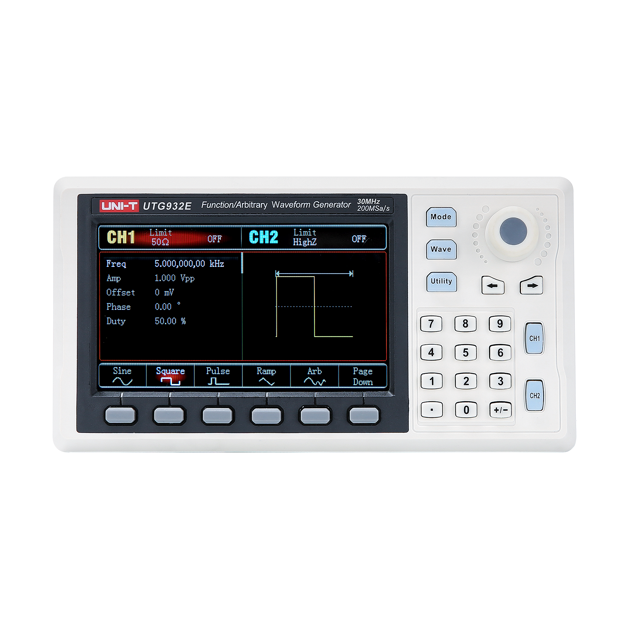 UNI-T UTG932E -signaaligeneraattori