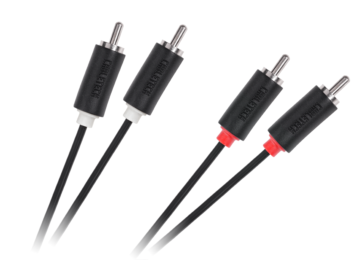 Cabletech Standard 2 RCA–2 RCA -kaapeli, 1,8 m