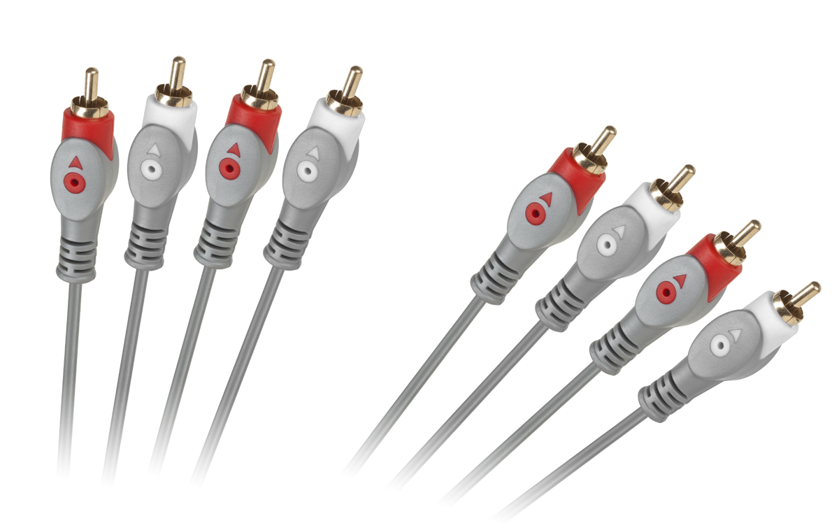 4 RCA–4 RCA -kaapeli, 1,8 m