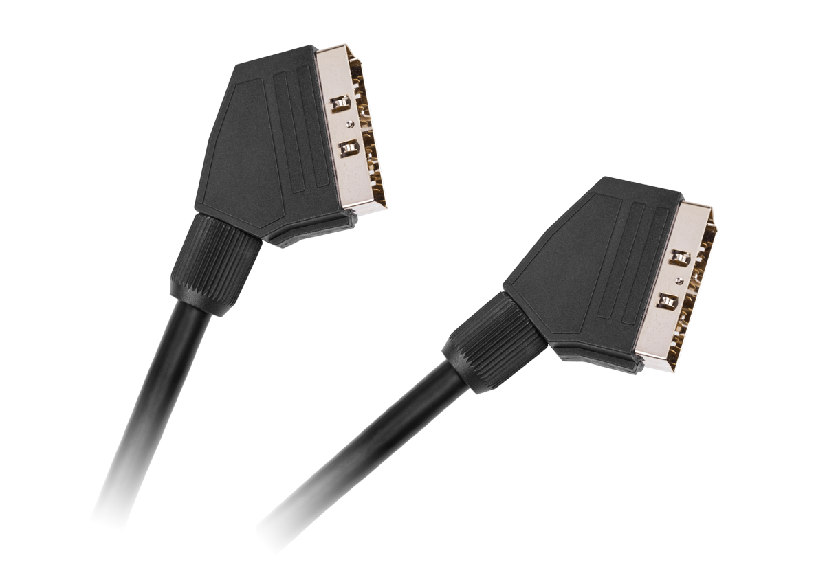 Cabletech Standard 21-nastainen SCART–SCART-kaapeli, 3 m