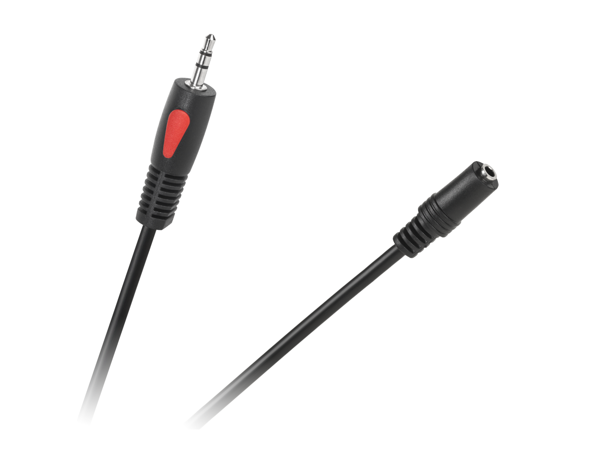 Cabletech Eco-Line 3,5 mm uros–naaras-kaapeli, 1,8 m