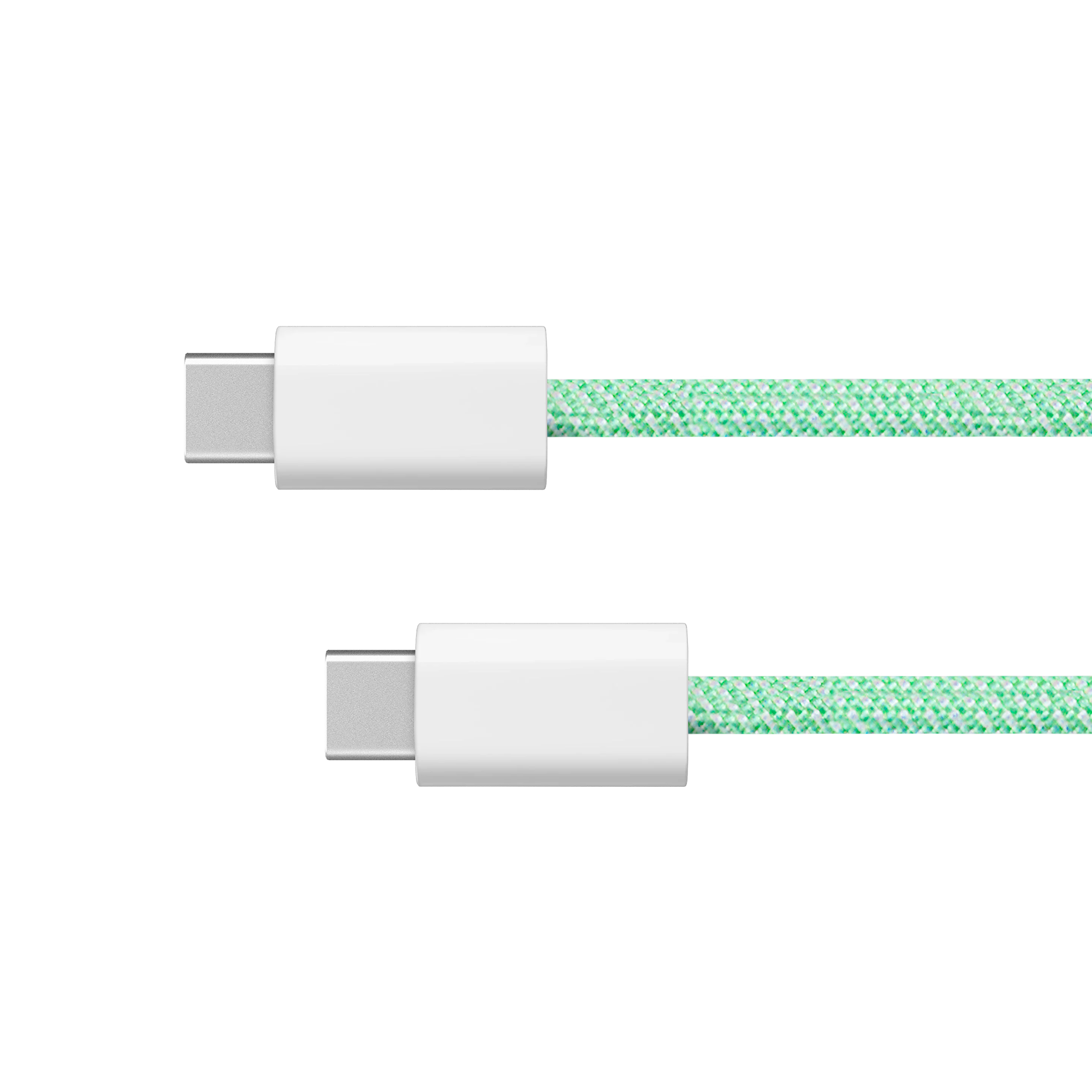 Krüger&Matz Basic USB-C–USB-C-kaapeli, 100 W, 1,5 m, vihreä