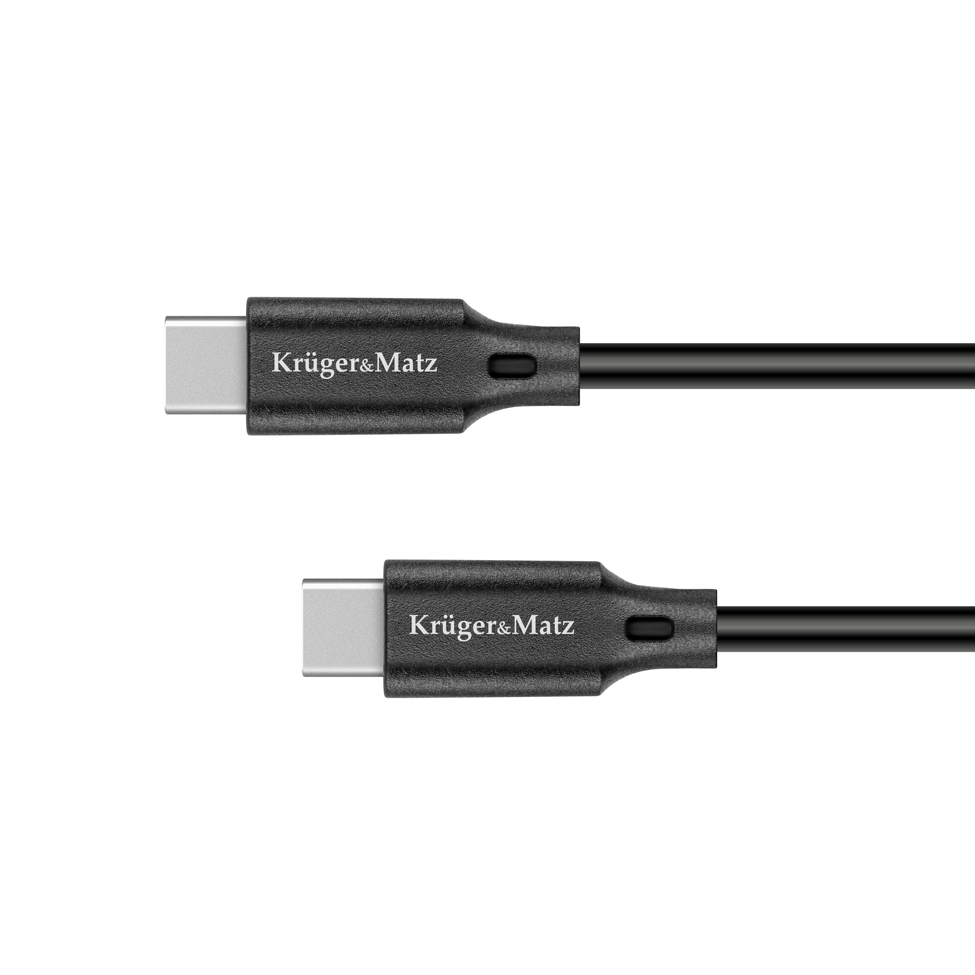 Kruger&Matz Basic USB-C–USB-C-kaapeli, 100 W, 1 m