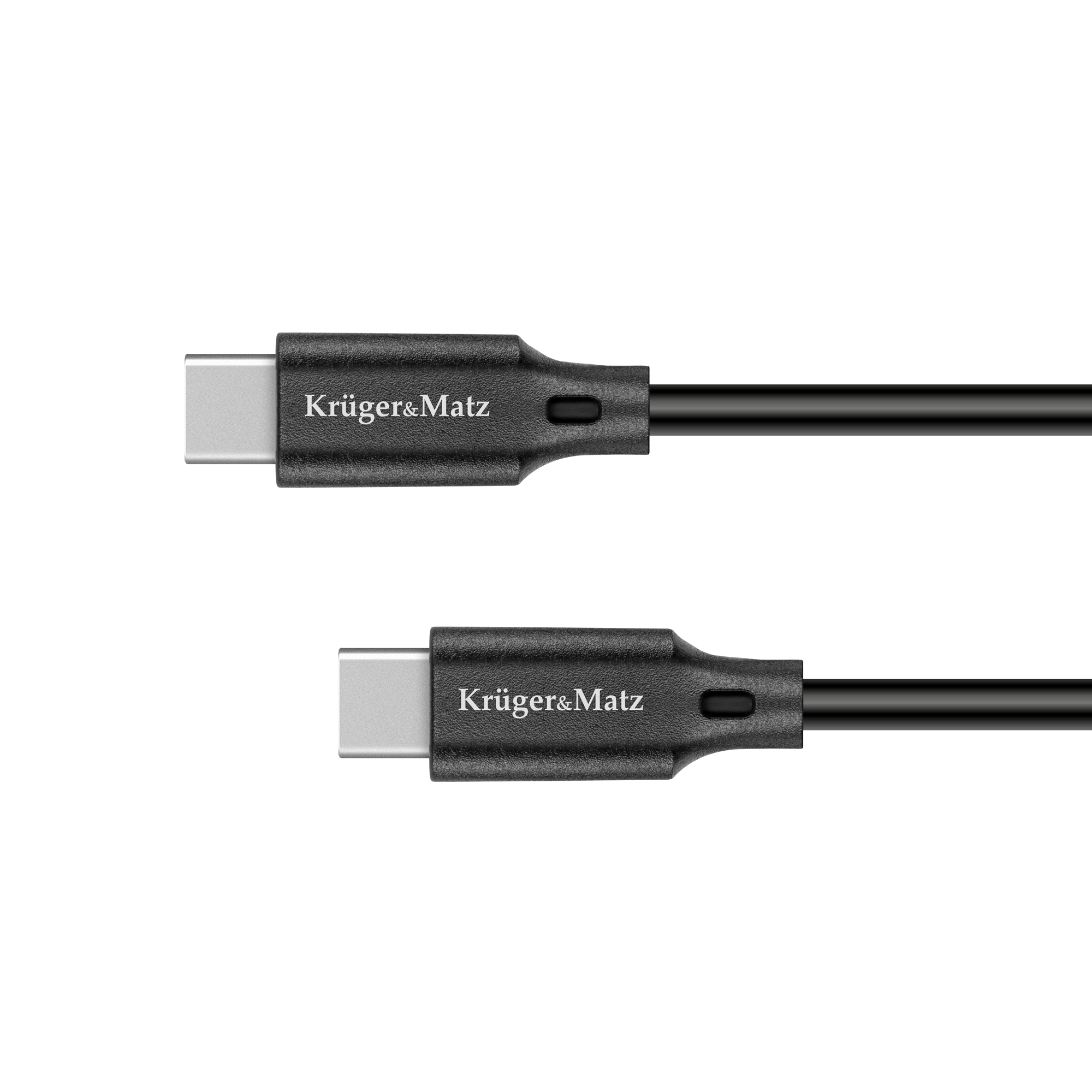 Kruger&Matz Basic USB-C–USB-C-kaapeli, 100 W, 2,5 m