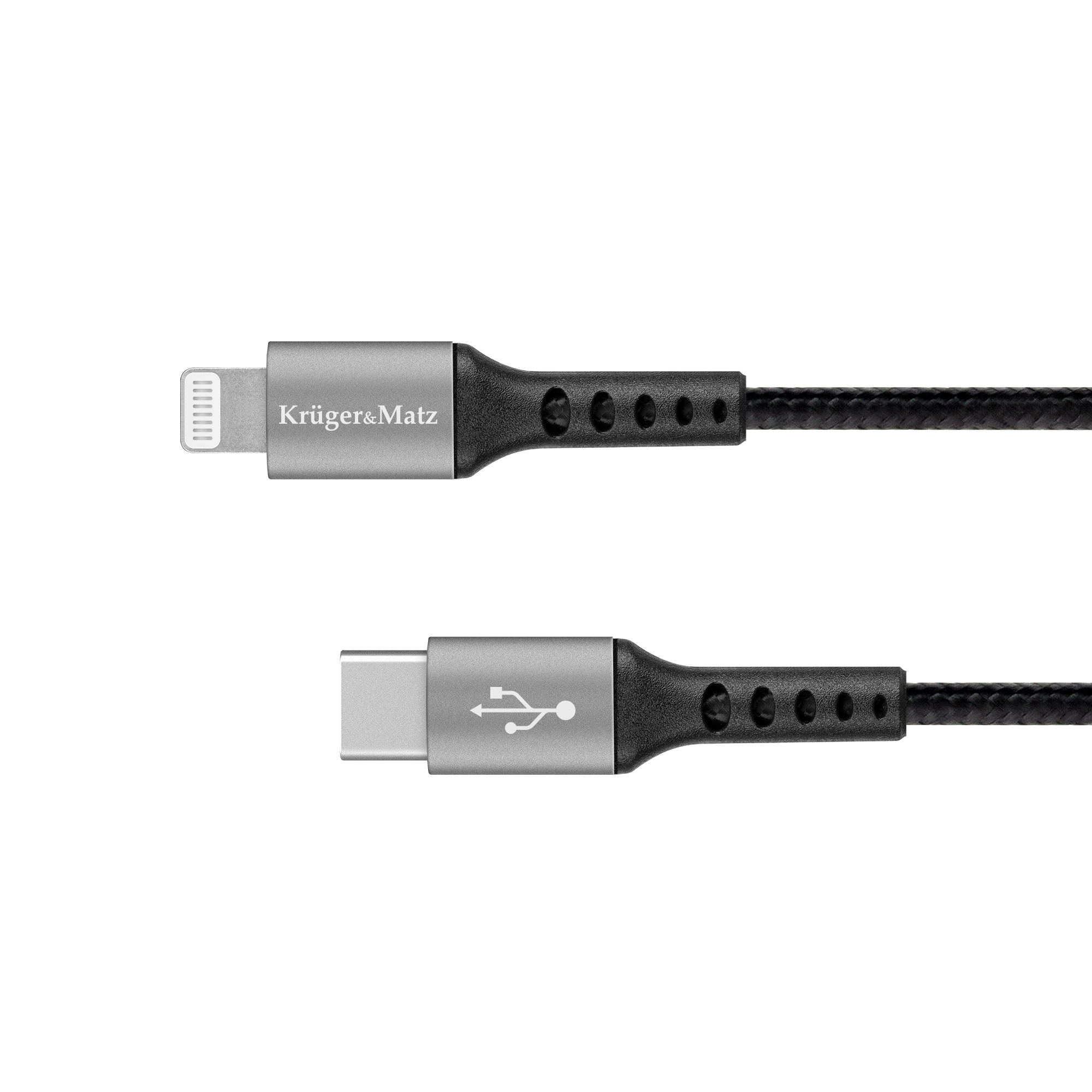 Kruger&Matz USB-C–Lightning C94 MFi -kaapeli, 1 m