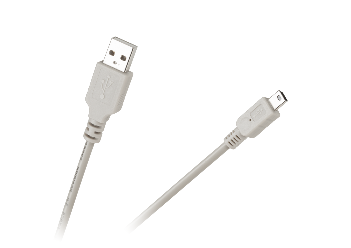 Kaapeli USB-uros – mini-USB-uros