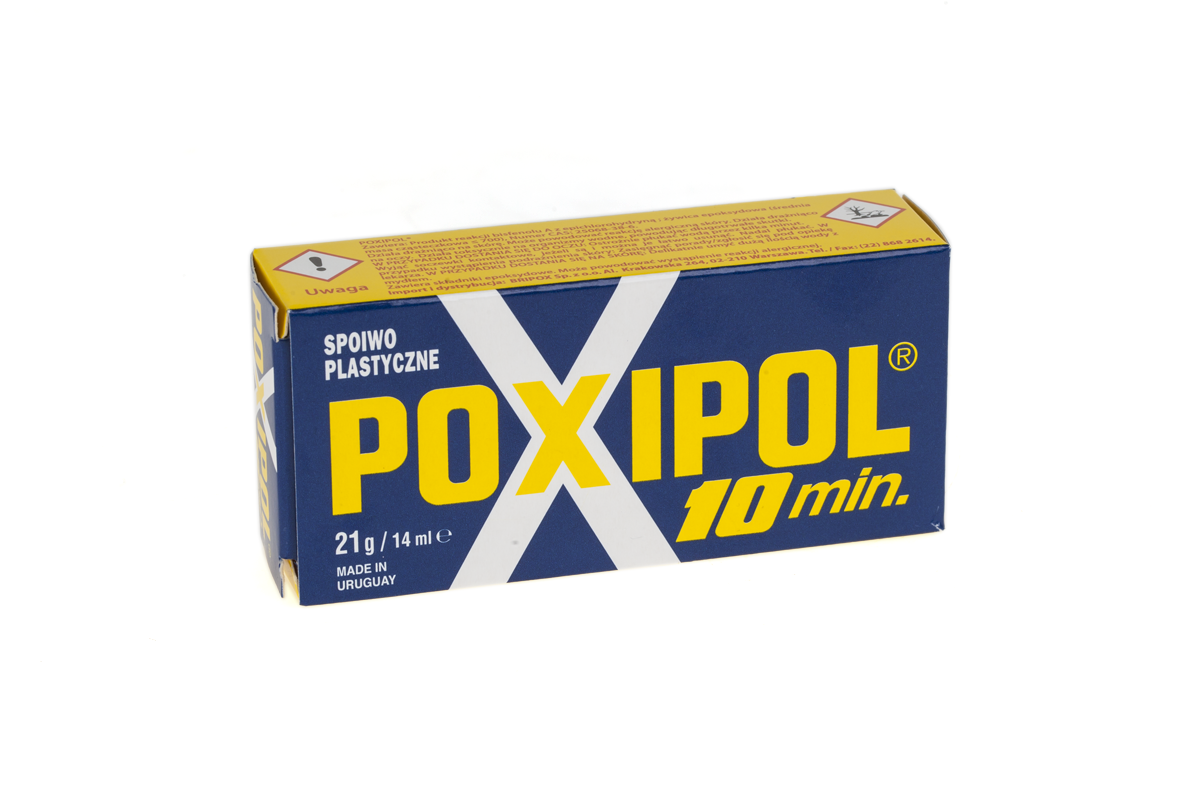 POXIPOL metallinvärinen liimamassa, 21 g/14 ml