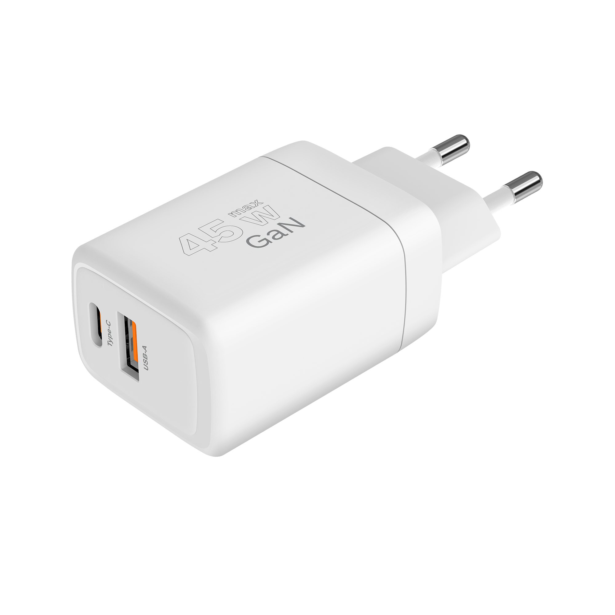 Kruger&Matz 45 W GaN -verkkolaturi Power Delivery- ja Quick Charge -toiminnoilla