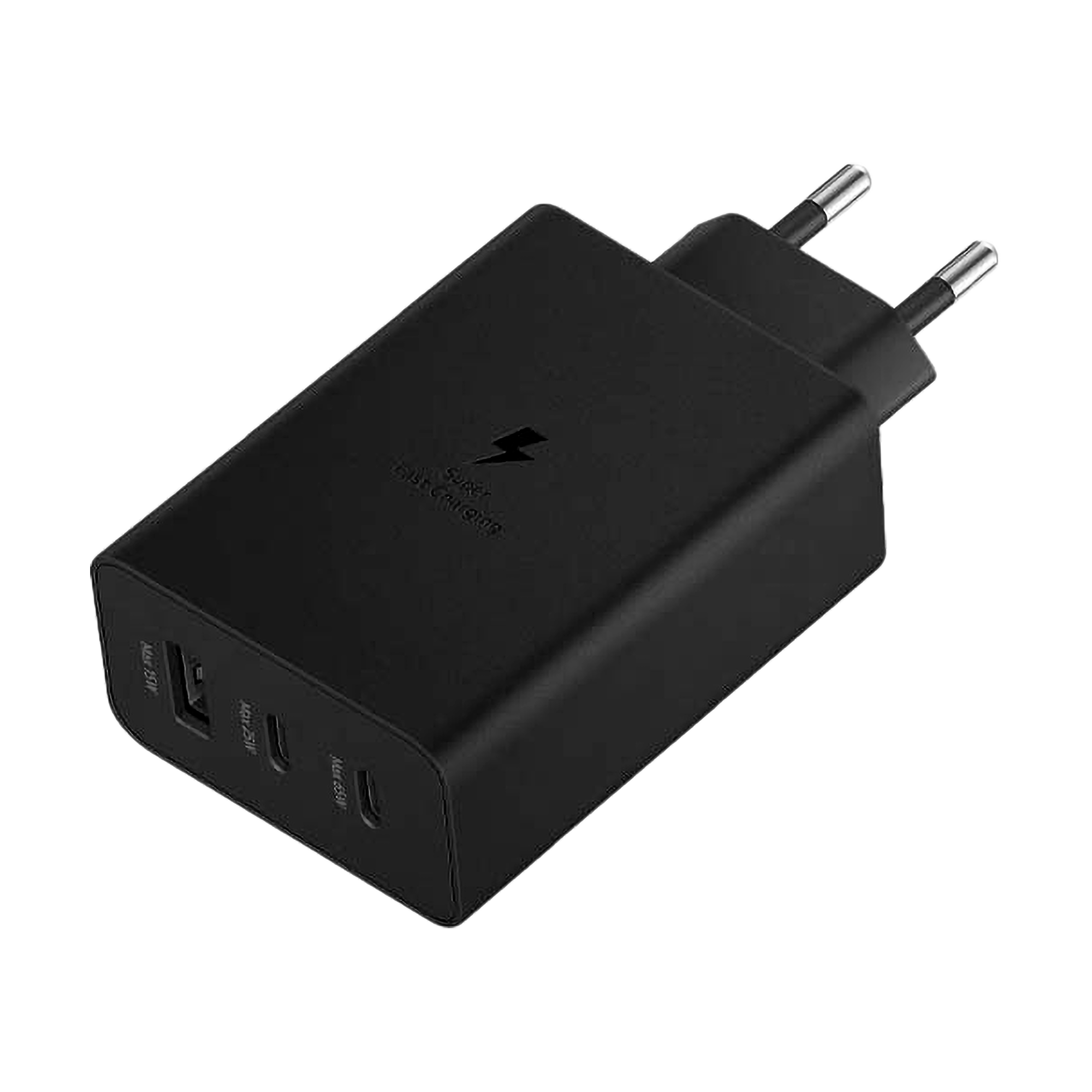 65 W verkkolaturi Power Delivery- ja Quick Charge -toiminnoilla, musta