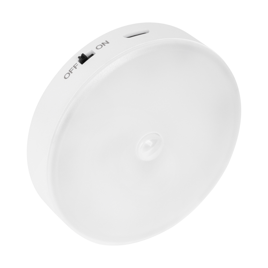 Rechargeable LED night light with magnet and motion sensor