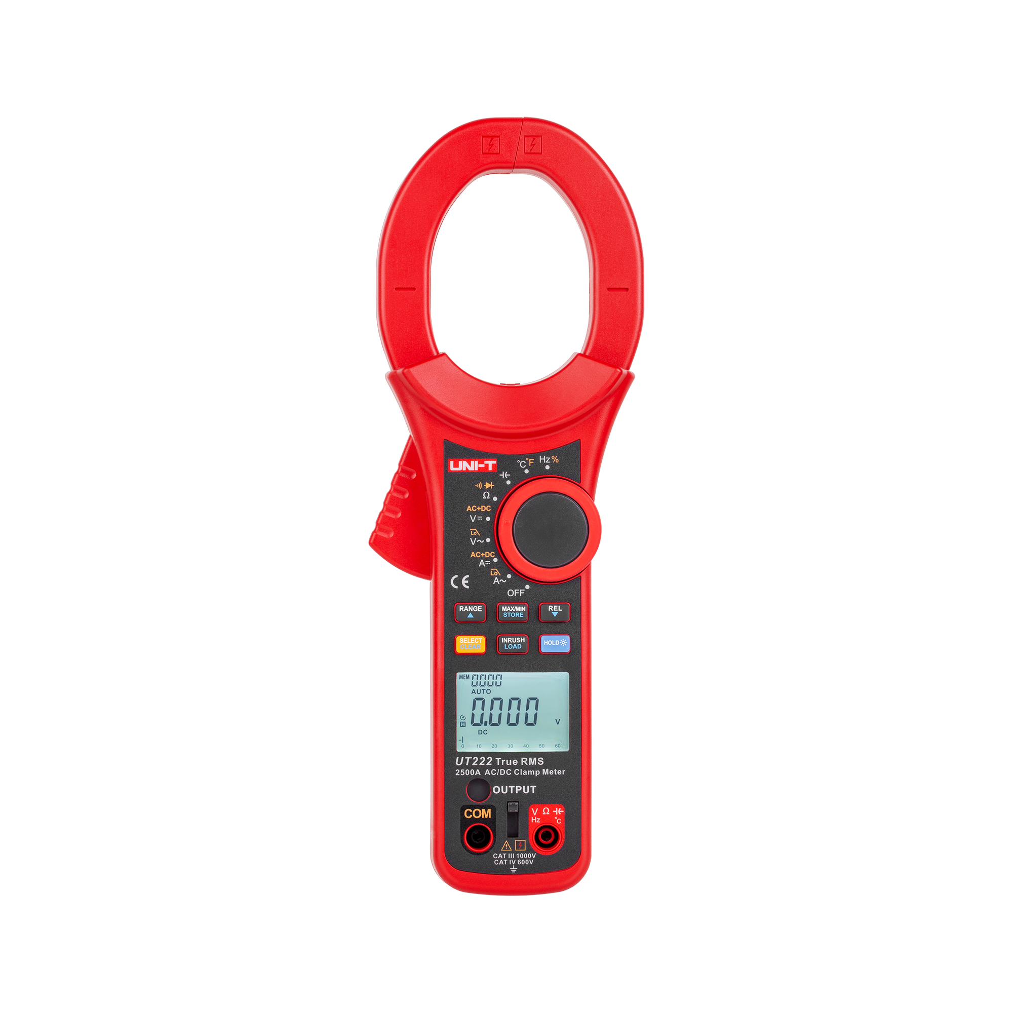 UNI-T UT222 2500 A AC/DC -pihtivirtamittari