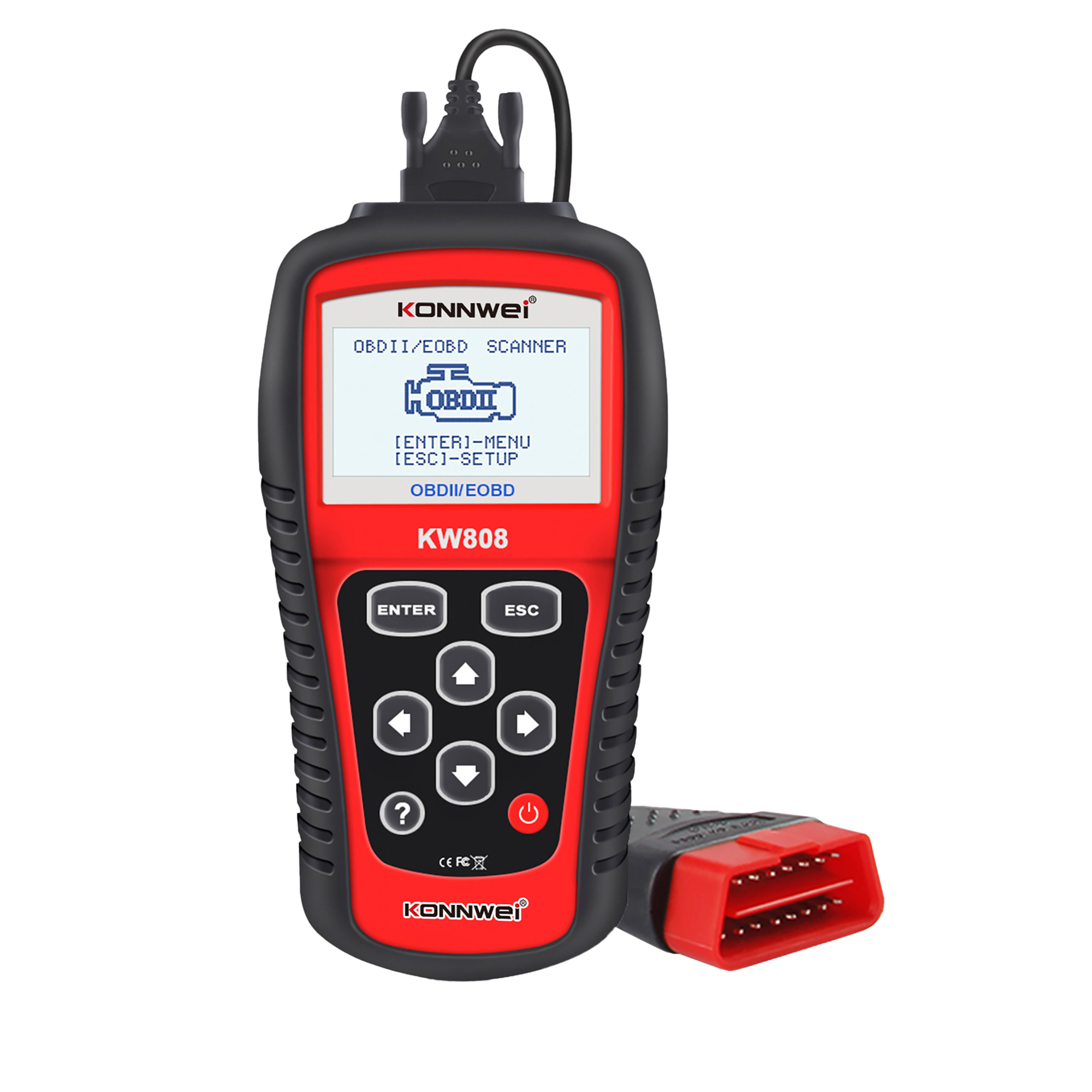 Konnwei KW808 OBD2 -diagnostiikkaskanneri