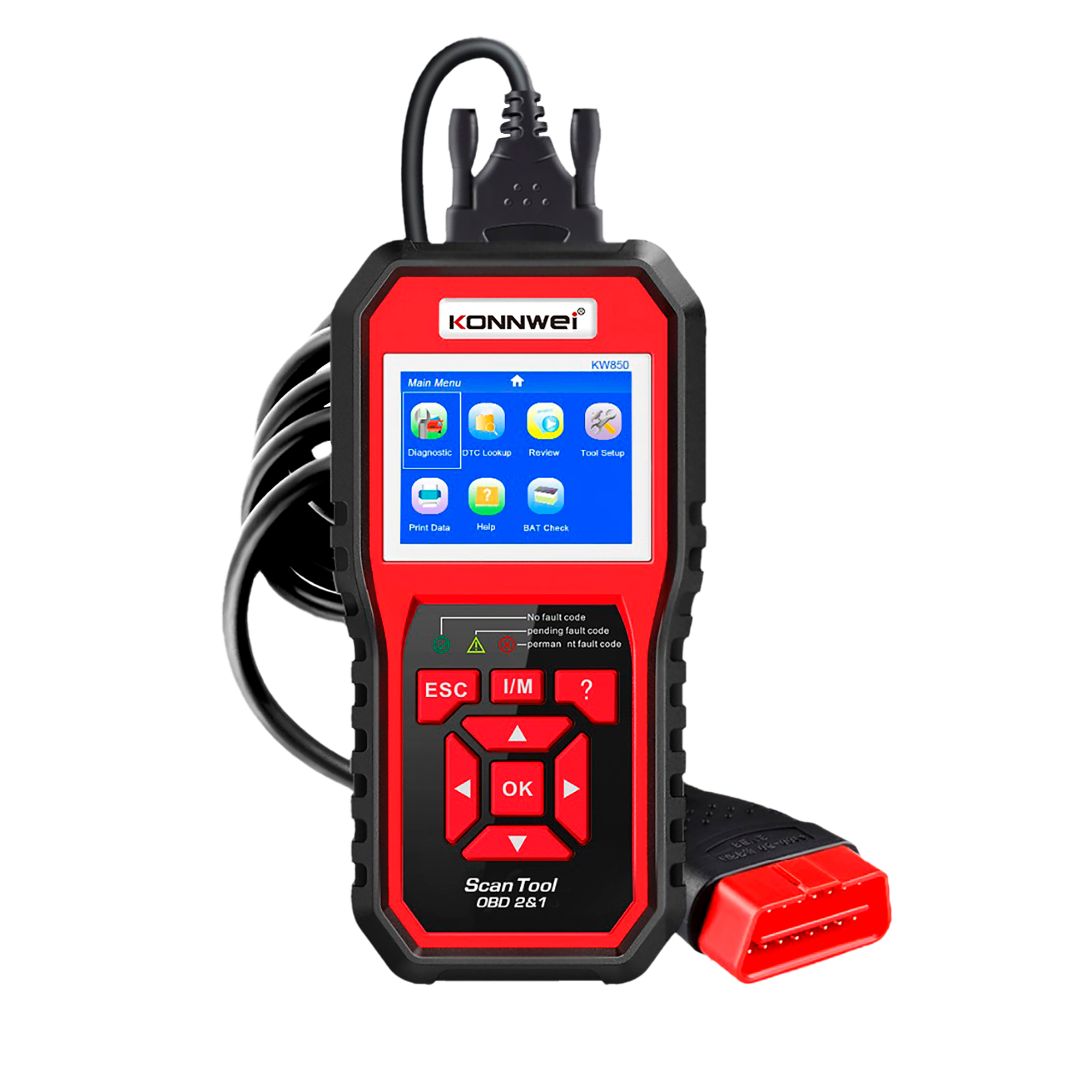 Konnwei KW850 OBD2 -diagnostiikkaskanneri