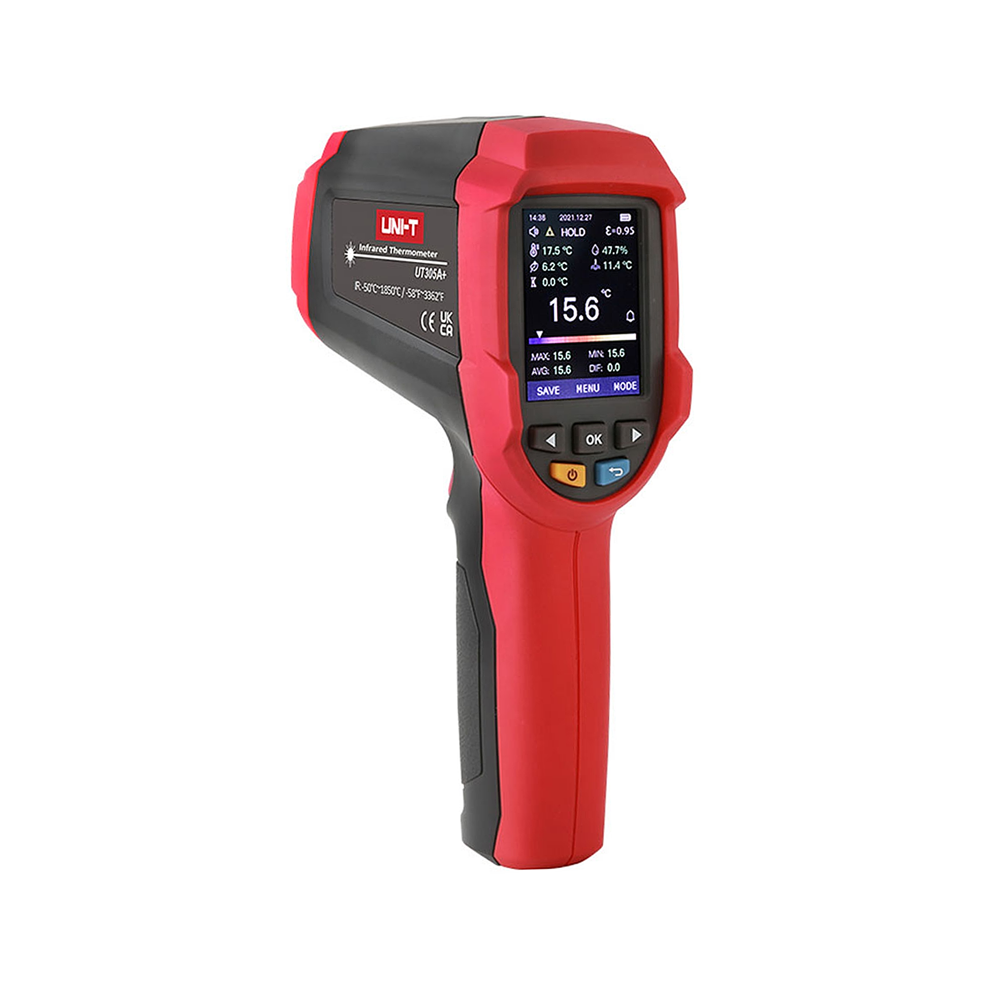 Uni-T UT305A+ -lämpötilamittari
