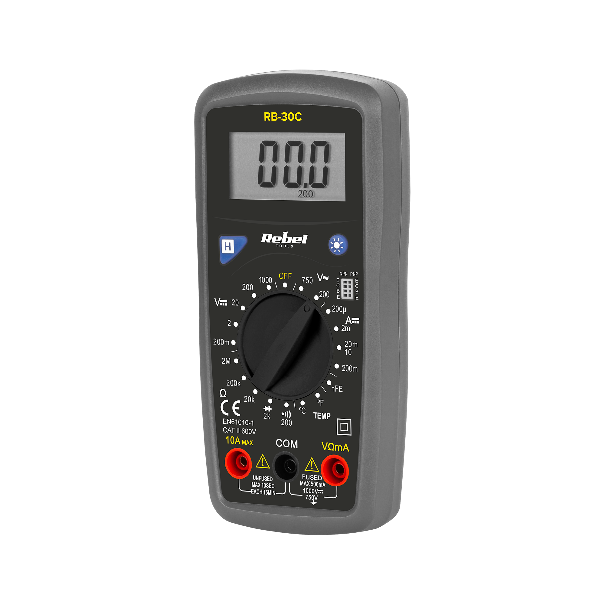 Digitaalinen yleismittari REBEL RB-30C