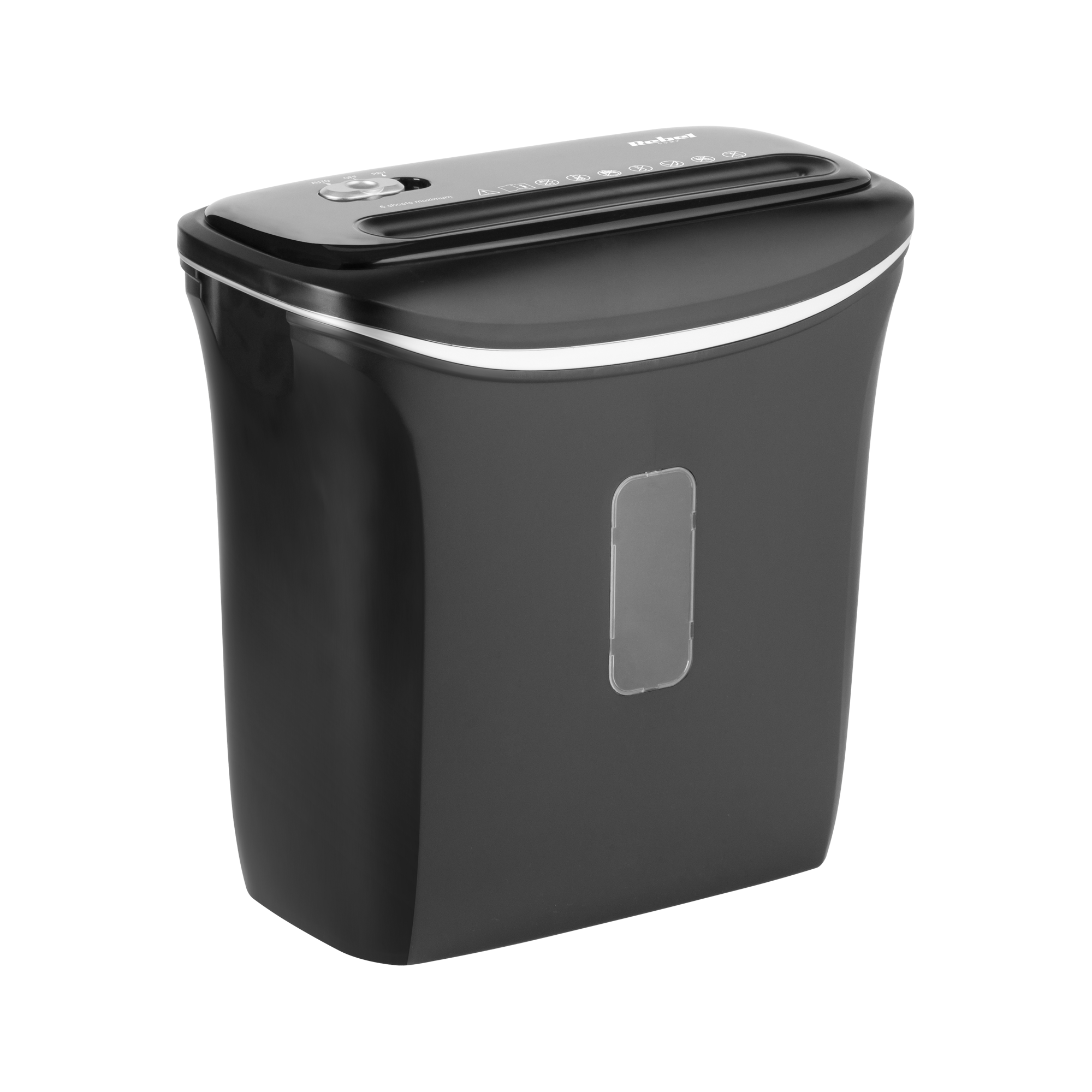 REBEL document shredder with 12 L bin