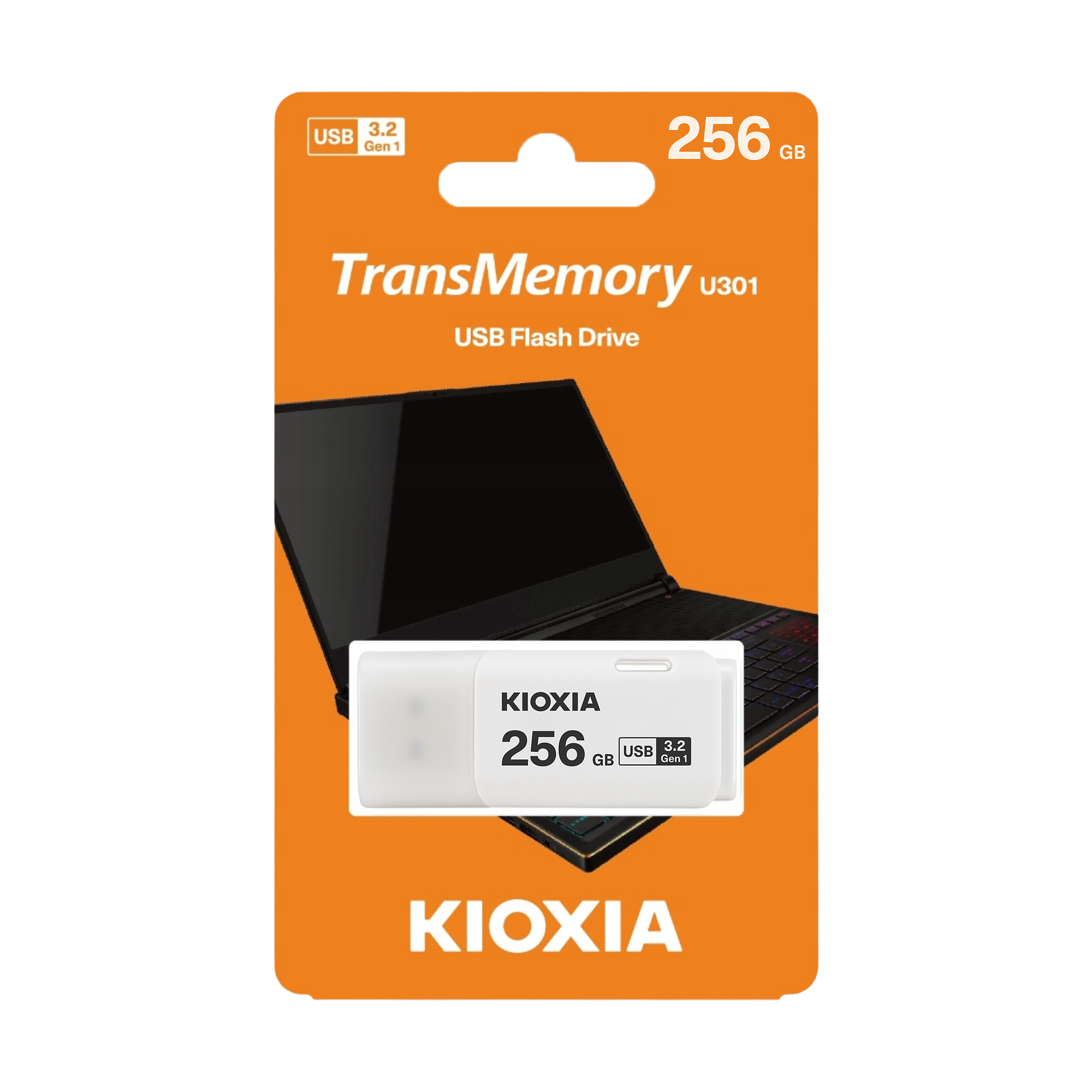 Kioxia Hayabusa USB 3.2 -muistitikku, 256 Gt