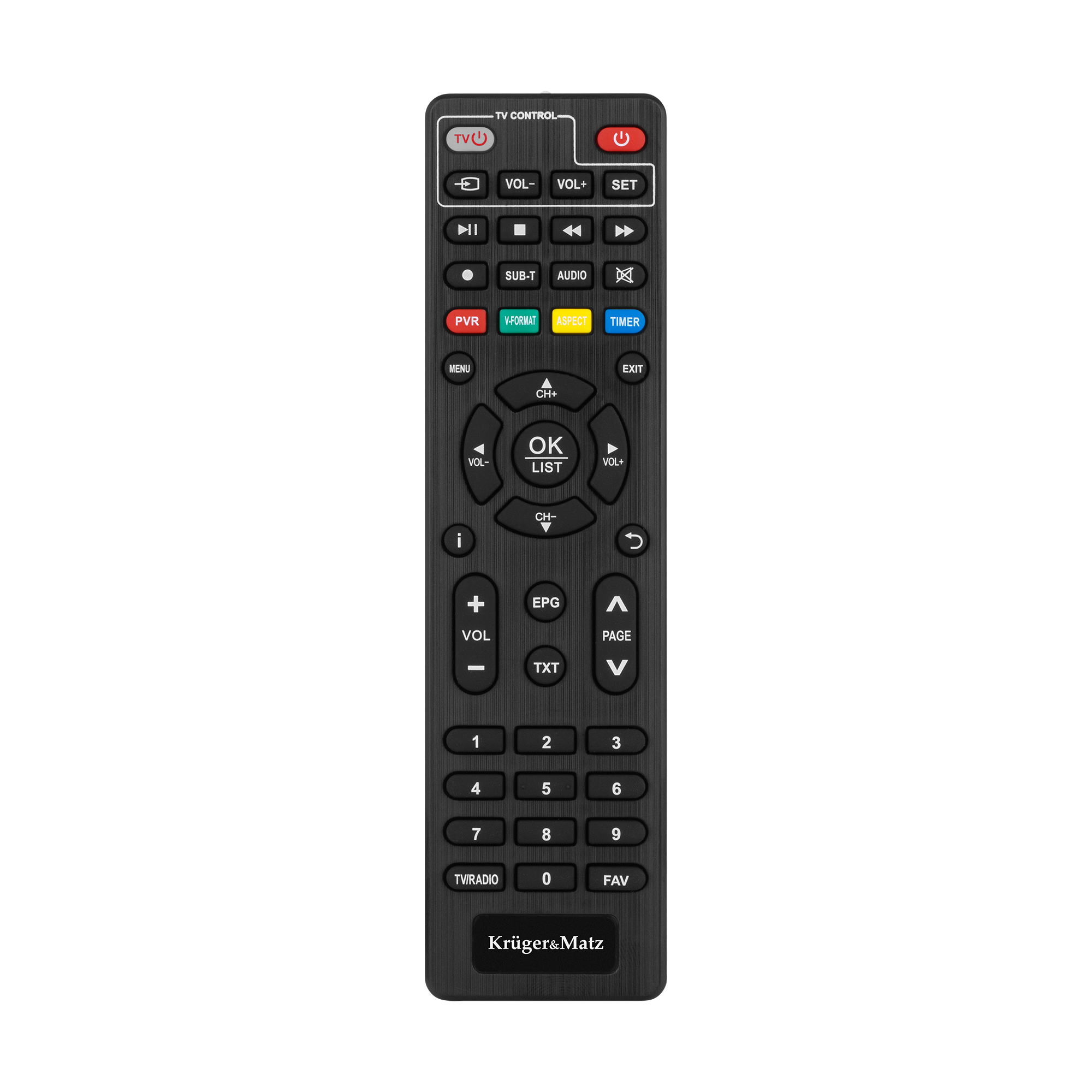 Kaukosäädin KM0550D DVB-T2 -virittimelle