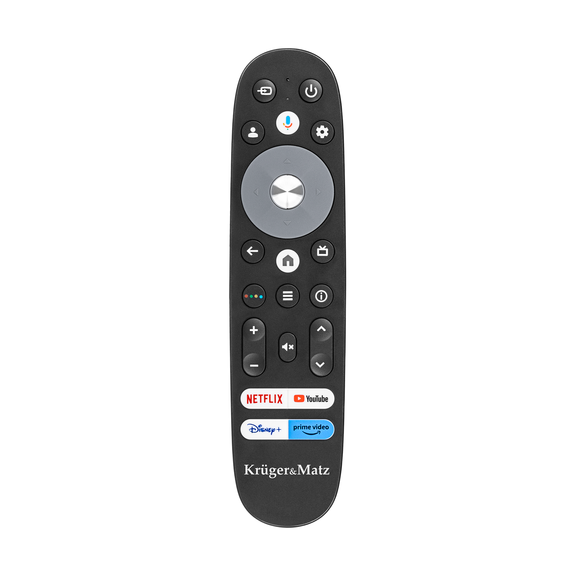 Kaukosäädin Krüger&Matz Google TV -televisiolle