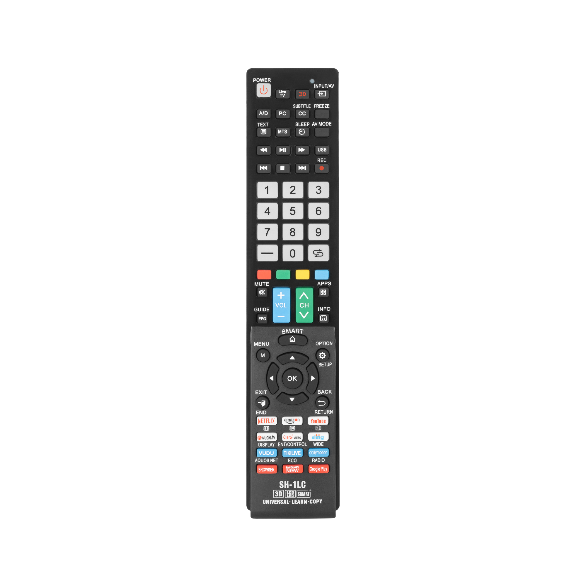 Yleiskaukosäädin SHARP LED/LCD-televisioille