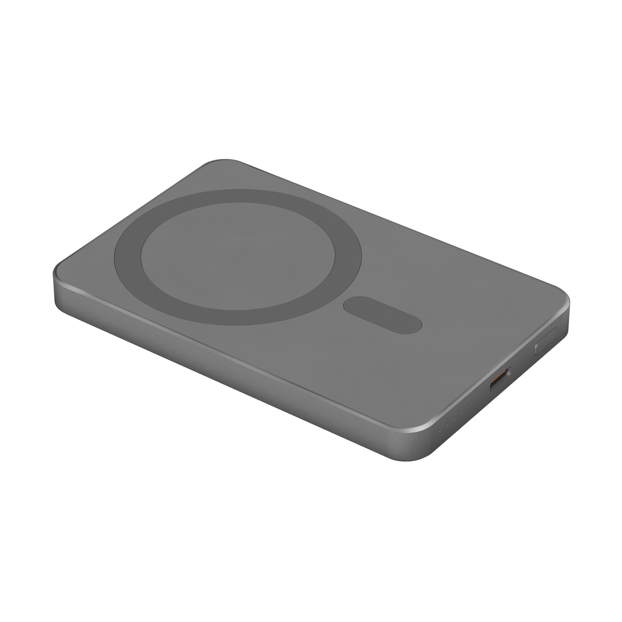 Krüger&Matz magneettinen langaton varavirtalähde, 5000 mAh, harmaa
