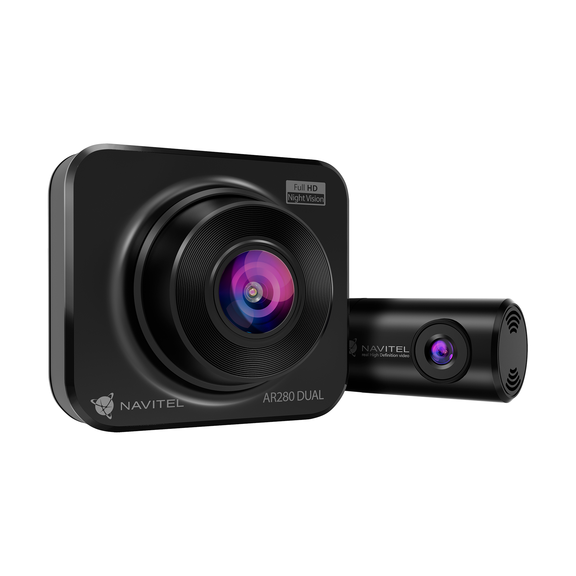 Navitel AR280 DUAL – Full HD -autokamera takakameralla