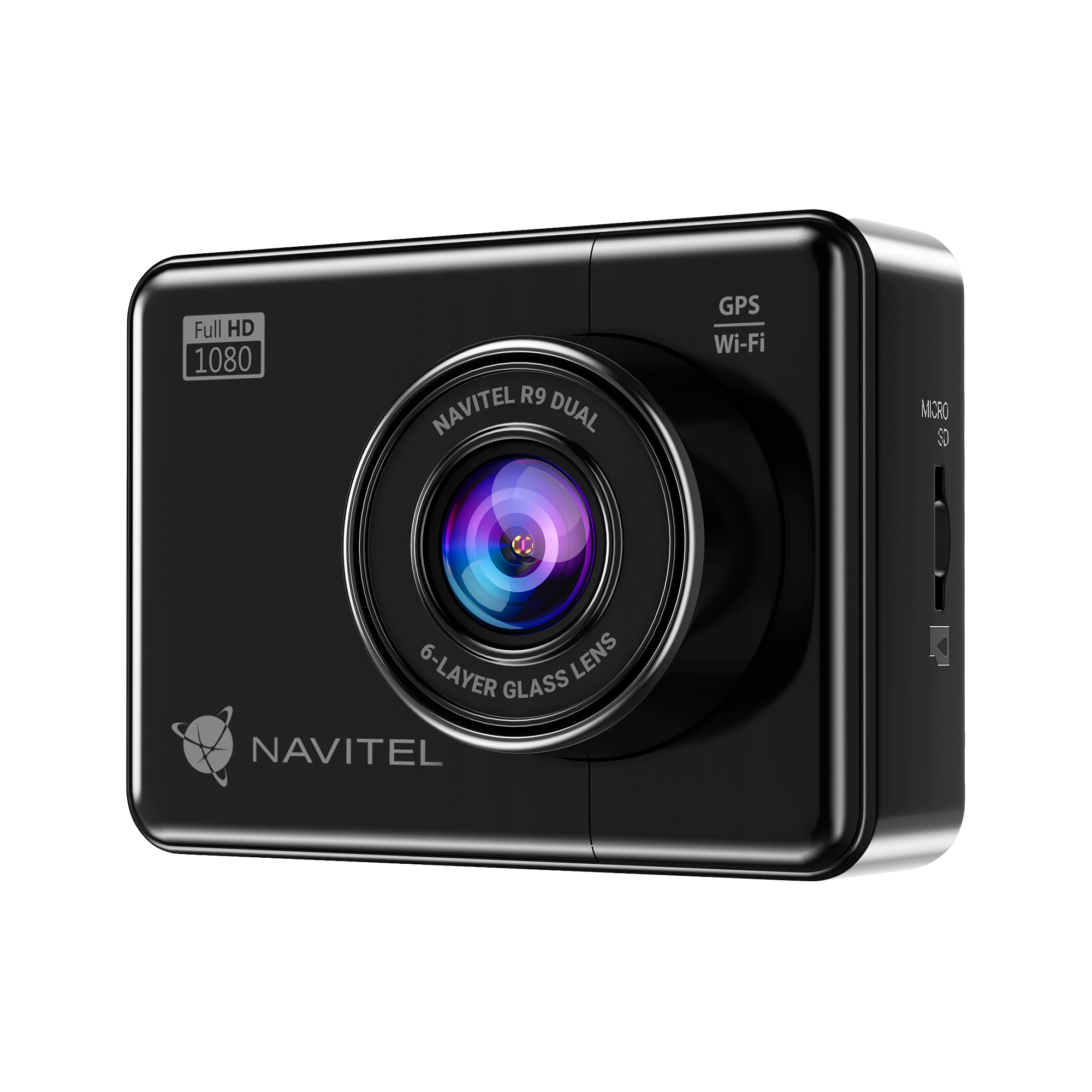 Navitel R9 DUAL – kaksikanavainen Full HD -autokamera Wi-Fi-yhteydellä ja äänentallennuksella
