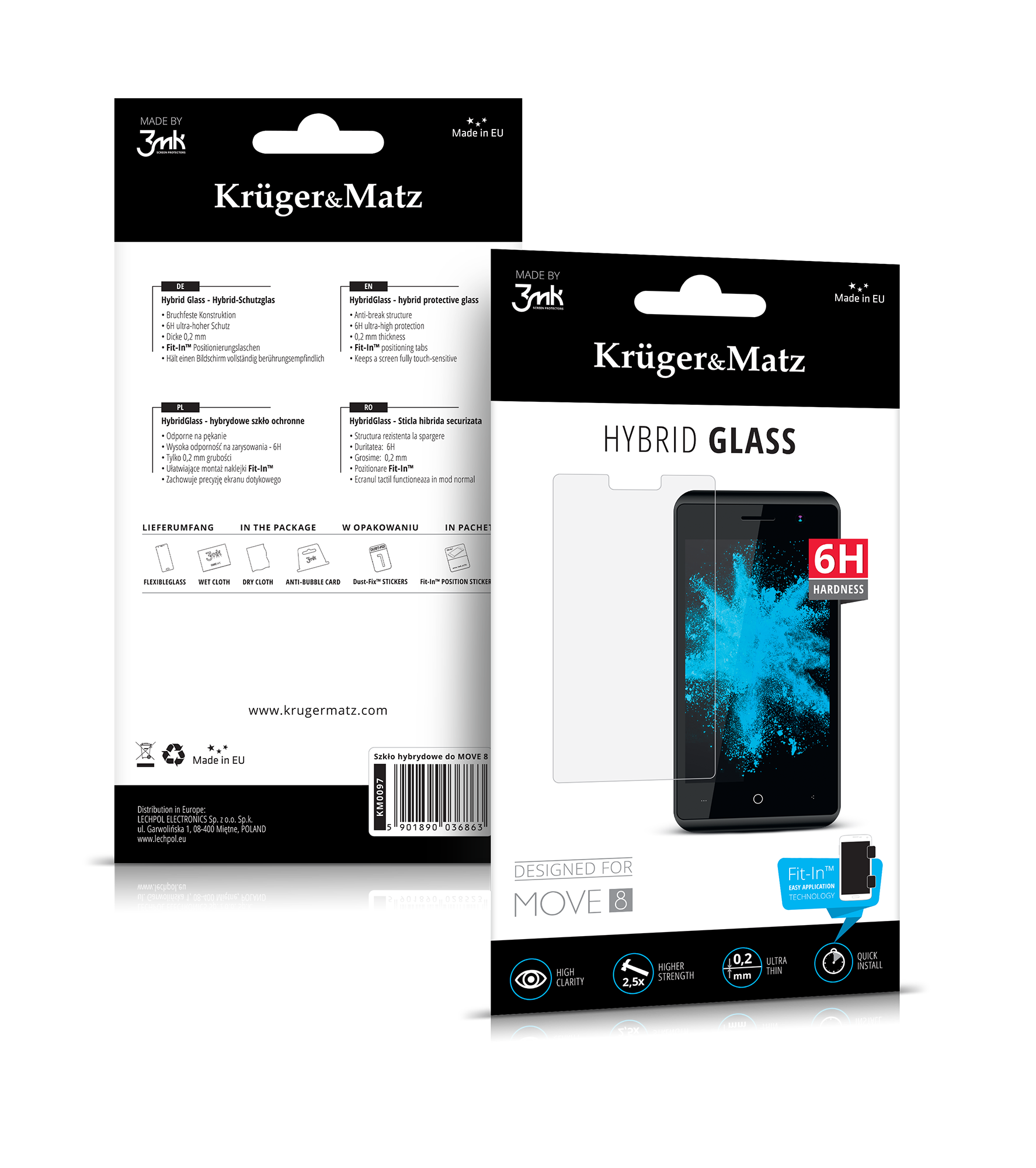 Kruger&Matz-hybridilasi Move 8 -malliin