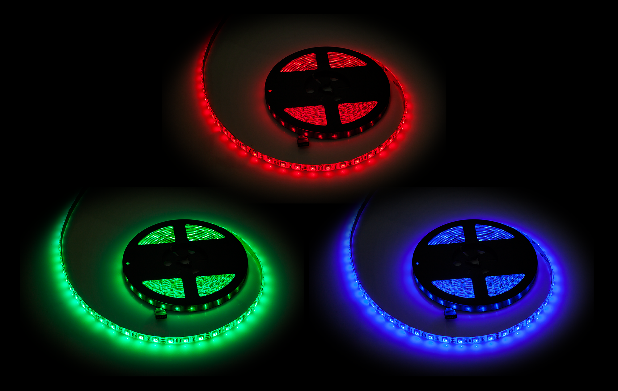 Rebel vedenpitävä RGB LED-nauha, 5 m, 300 x 5050 SMD, 12 V